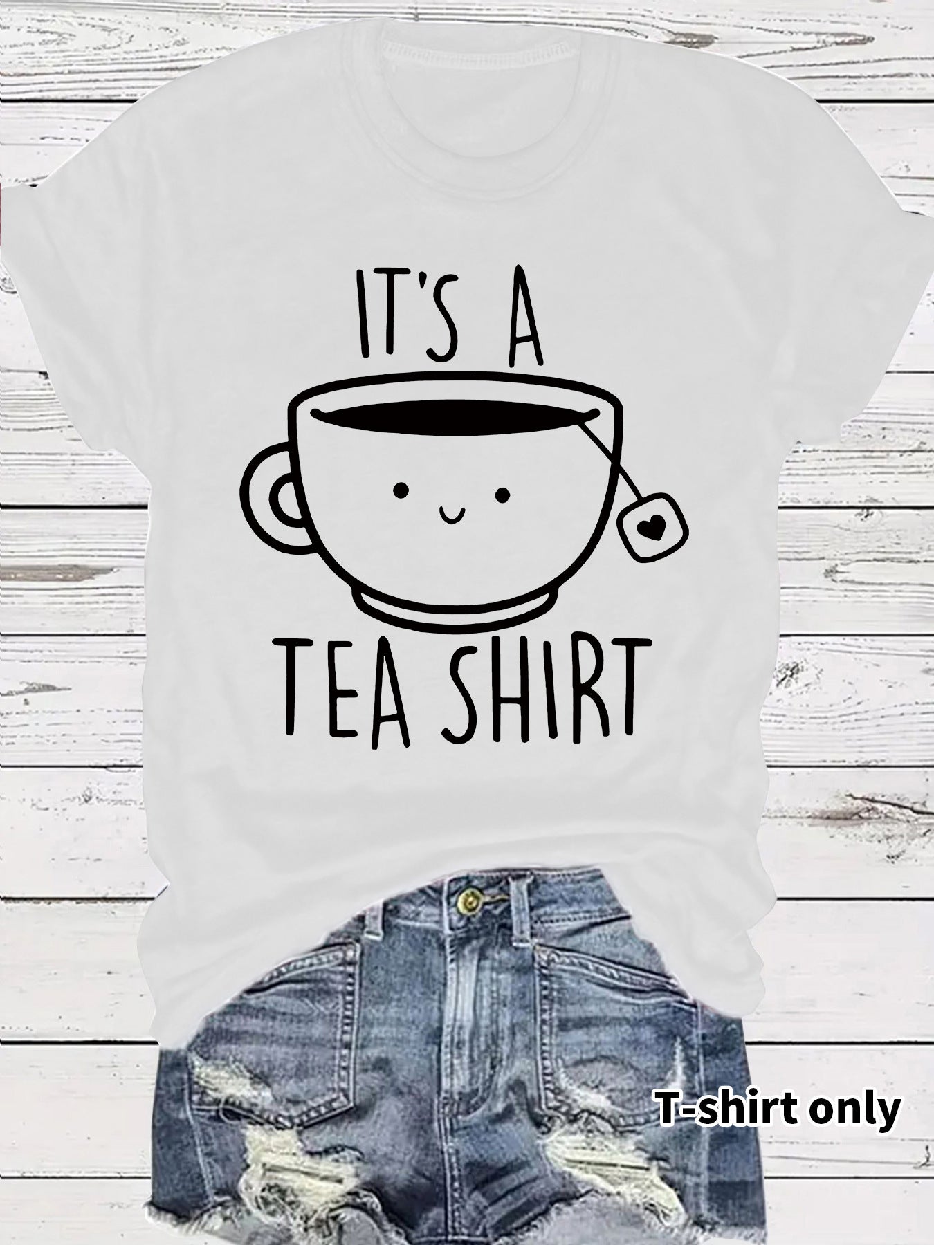 Coffee new short sleeved women's T-shirt