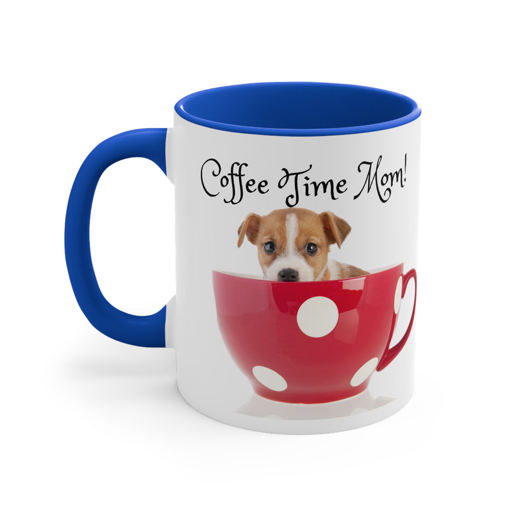 Coffee Time Mom - White Ceramic Mug