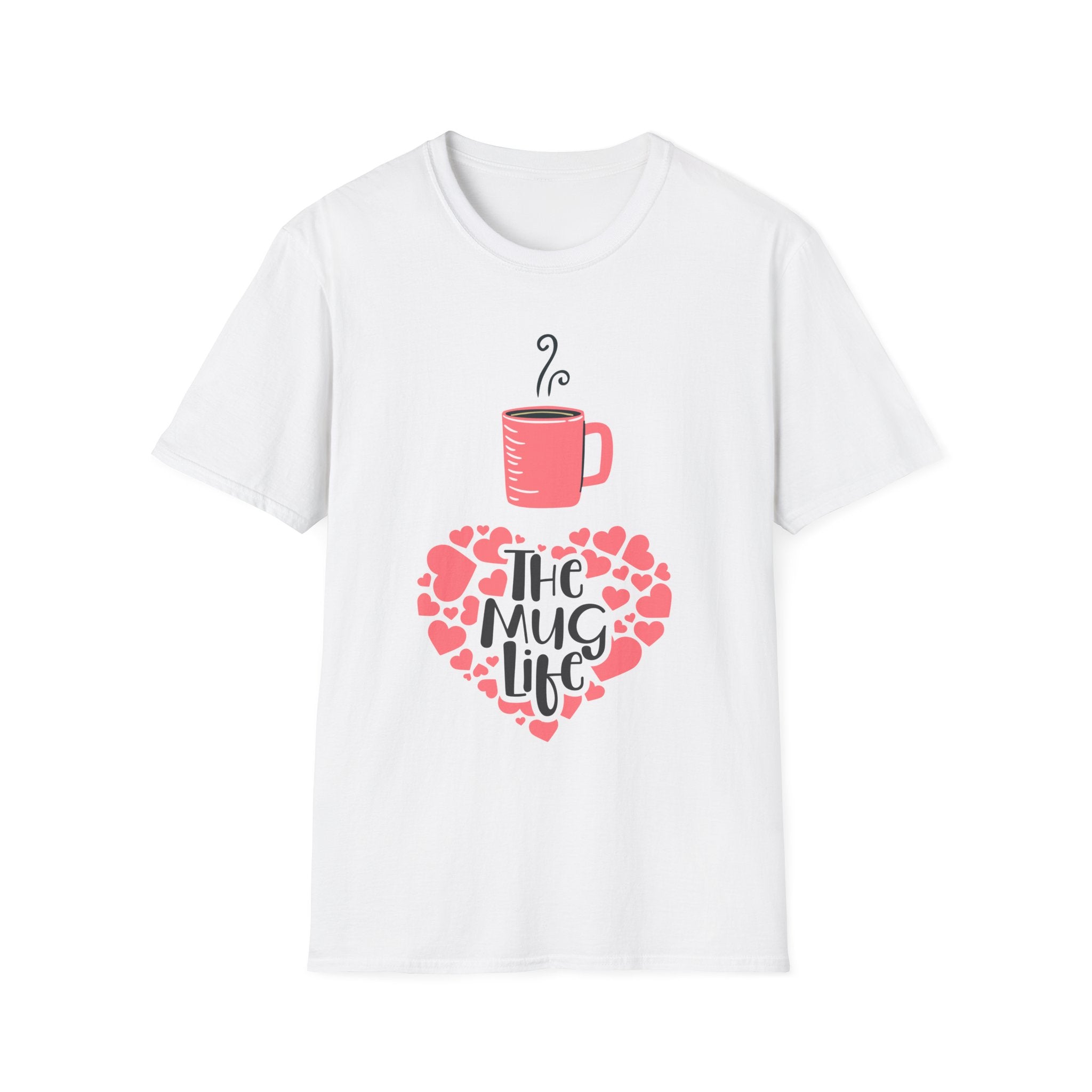 The Hot Coffee Mug Life - Unisex Softstyle T-Shirt