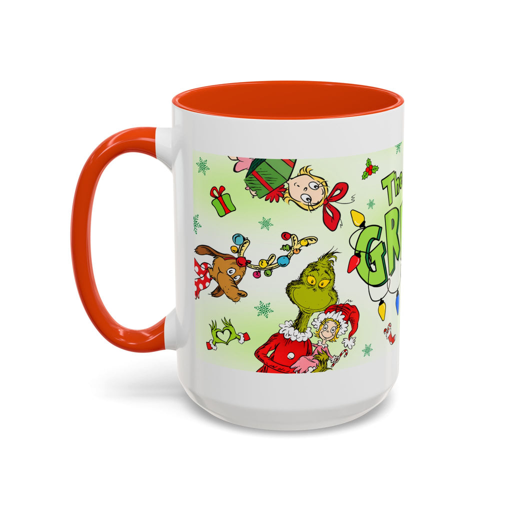 Whimsical The Grinch Mugs, Funny Holiday Gift, Christmas Coffee Cup, Festive Drinkware, Grinch Themed Mug