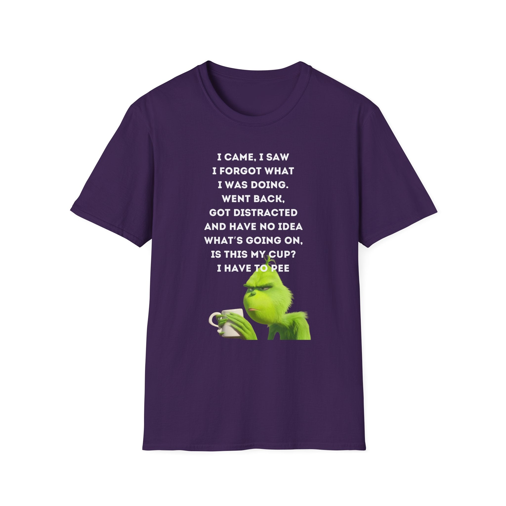 Funny Grinch Quote T-Shirt, Humorous Gift, Casual Wear, Birthday Shirt, Unisex Tee, Perfect for Friends