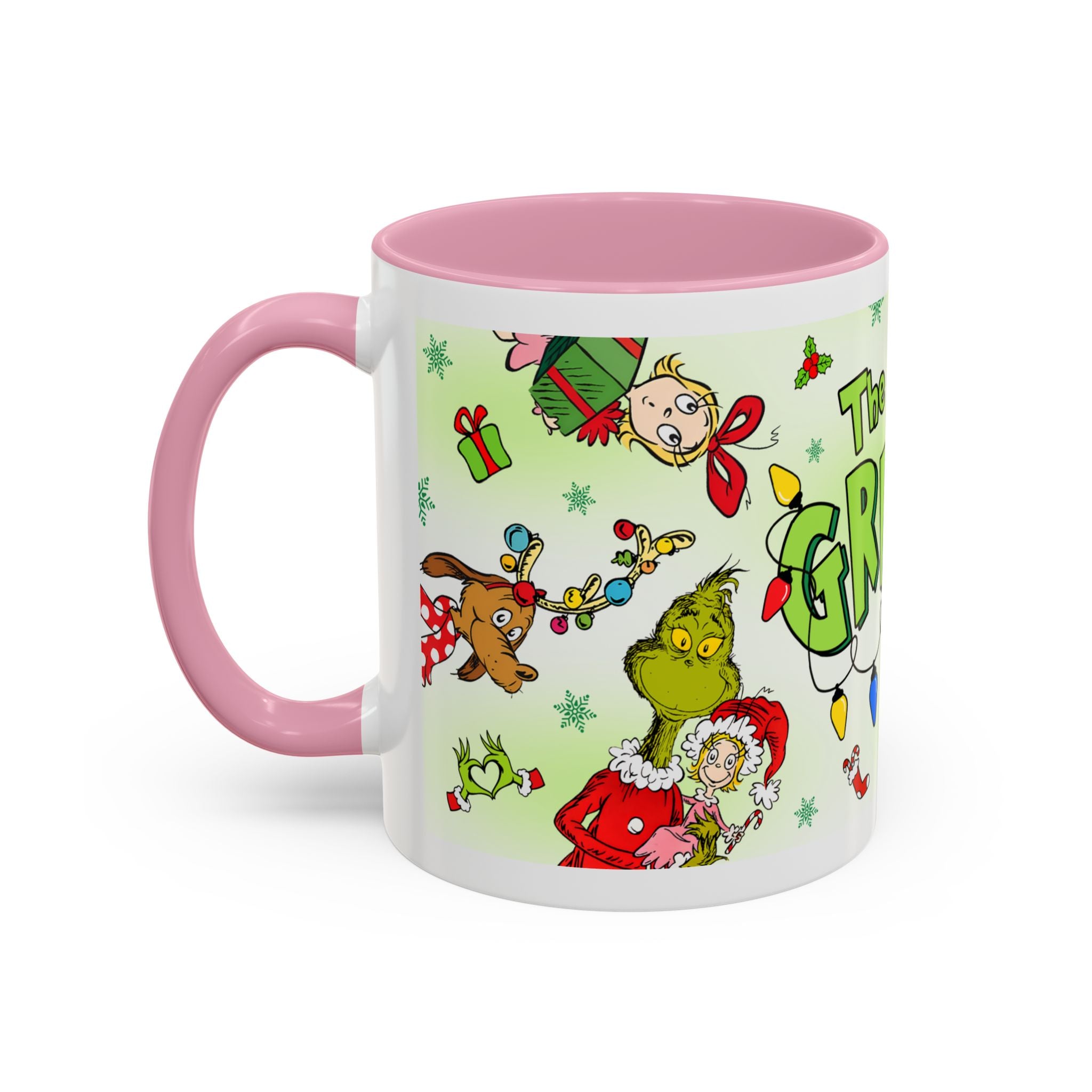 Whimsical The Grinch Mugs, Funny Holiday Gift, Christmas Coffee Cup, Festive Drinkware, Grinch Themed Mug