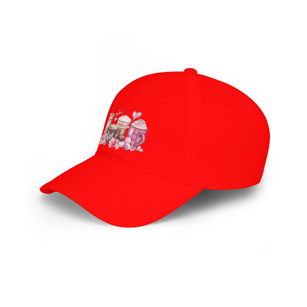 Love and Coffee Low Profile Baseball Cap