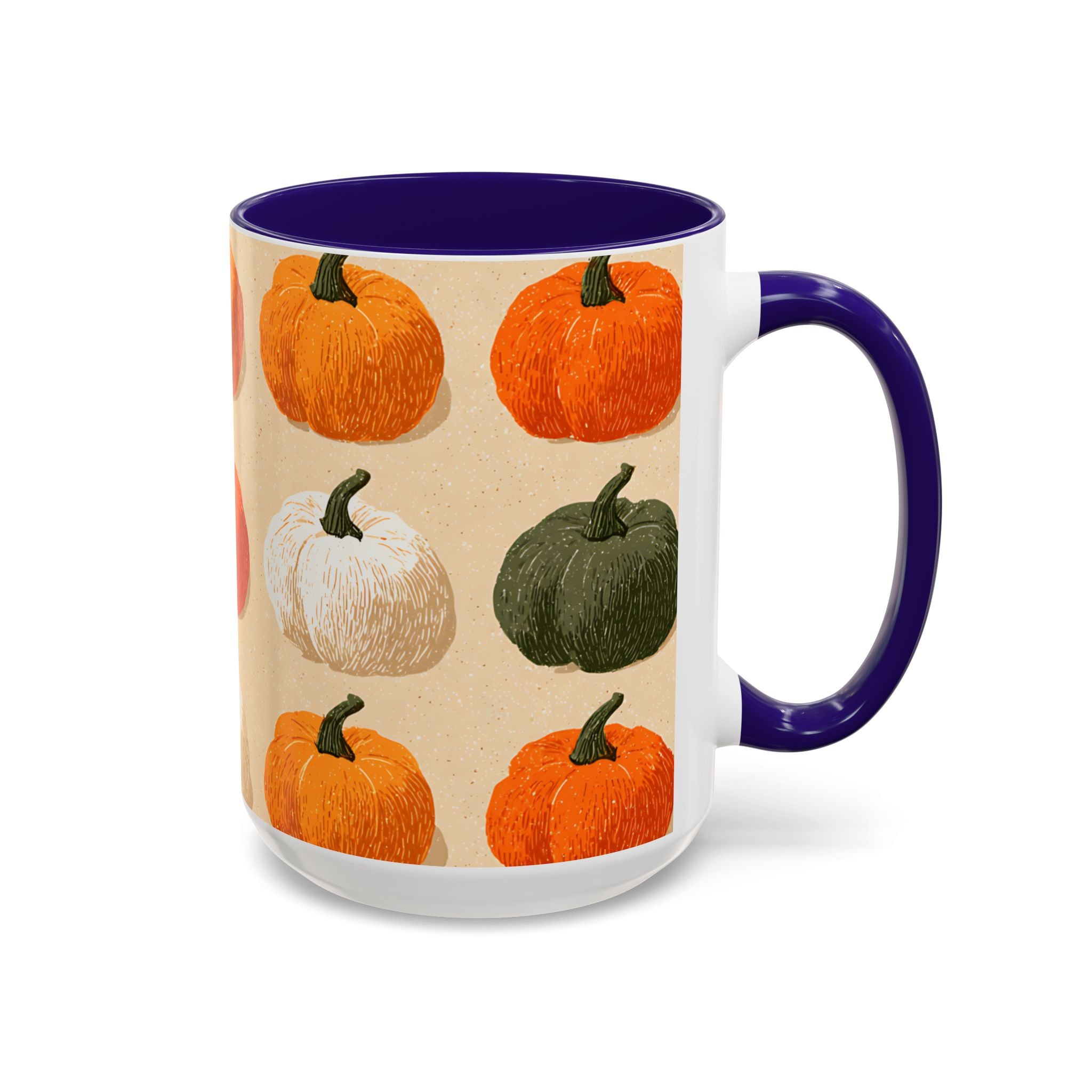 Autumn Pumpkin Mugs - Cozy Coffee Cups for Fall, Seasonal Drinkware, Thanksgiving Gifts, Home Decor, Pumpkin Spice Lovers