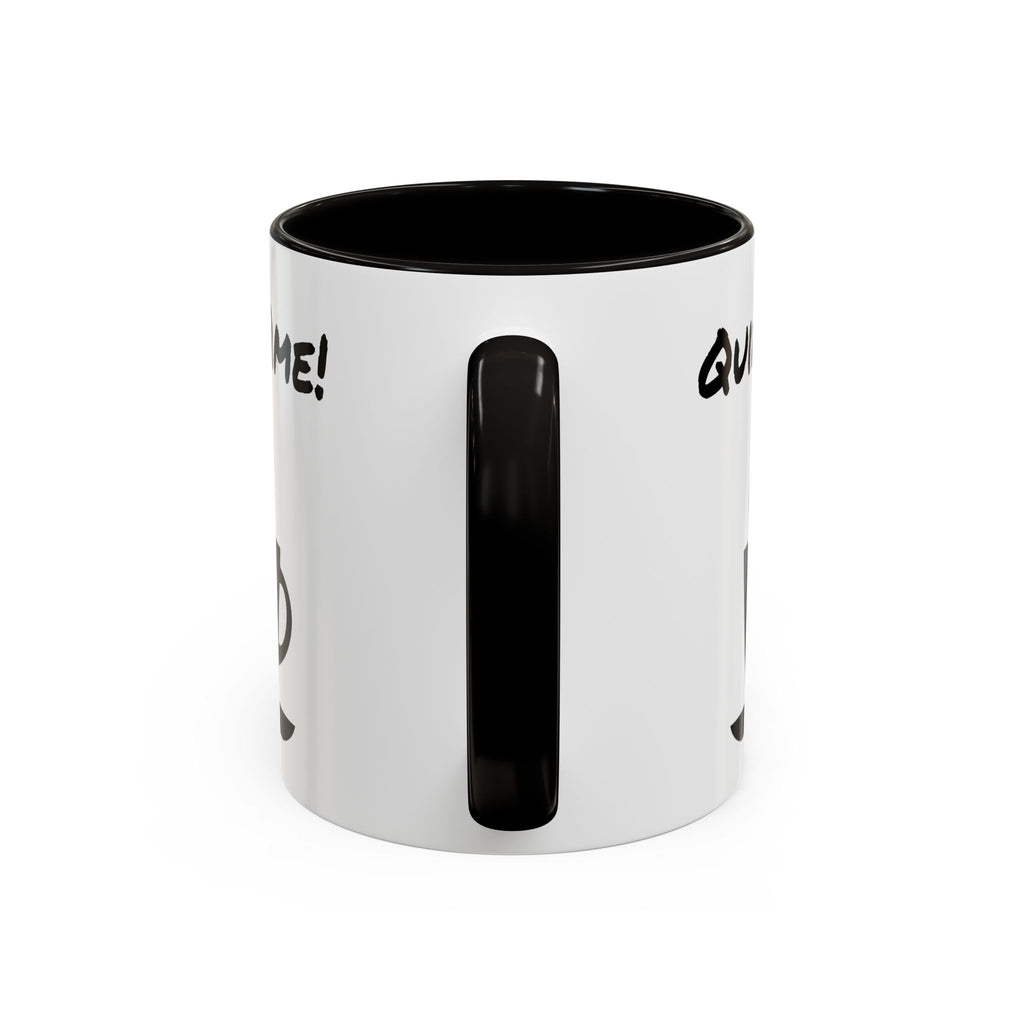 Quiet Time Coffee Mug — Black Accent 11oz/15oz