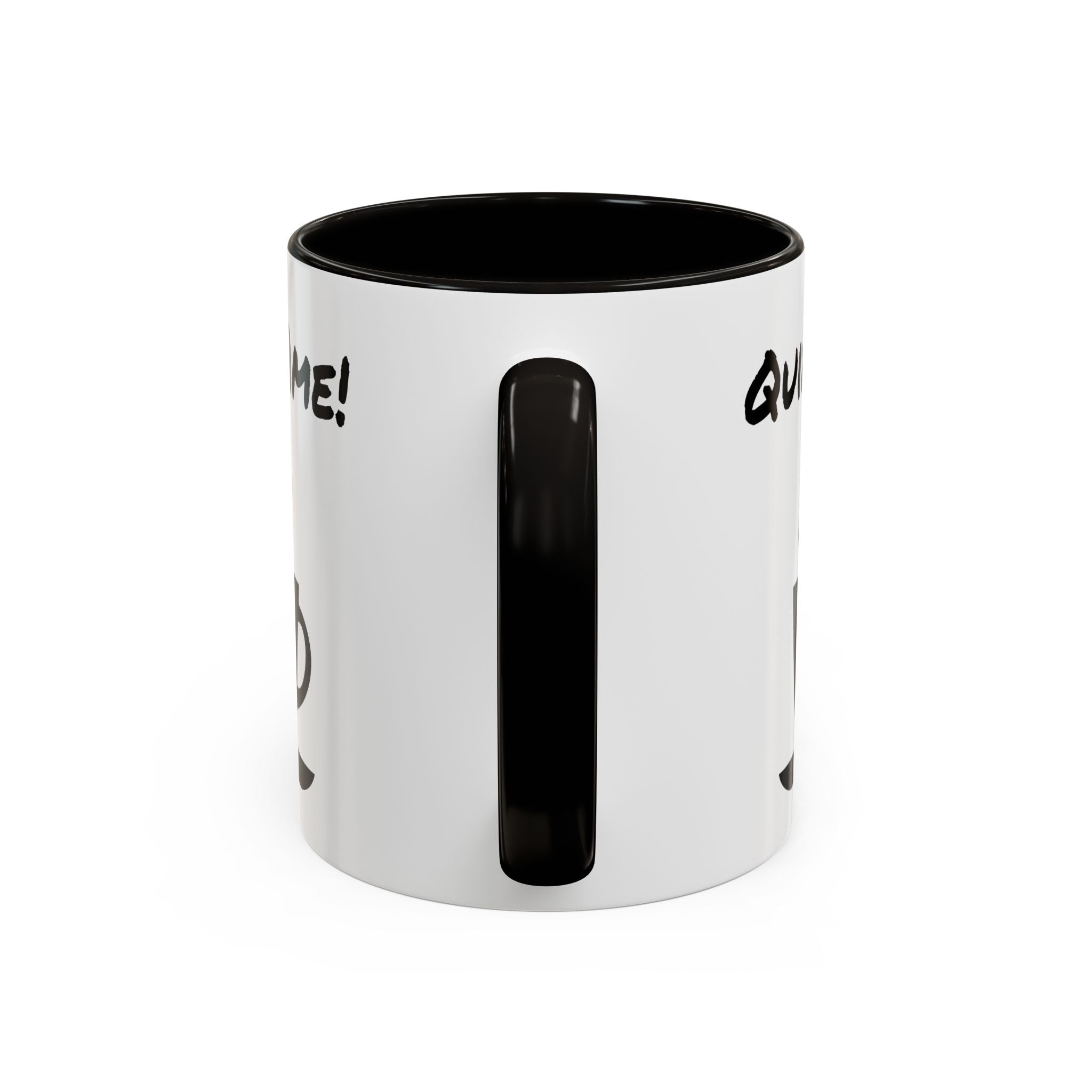 Quiet Time Coffee Mug — Black Accent 11oz/15oz