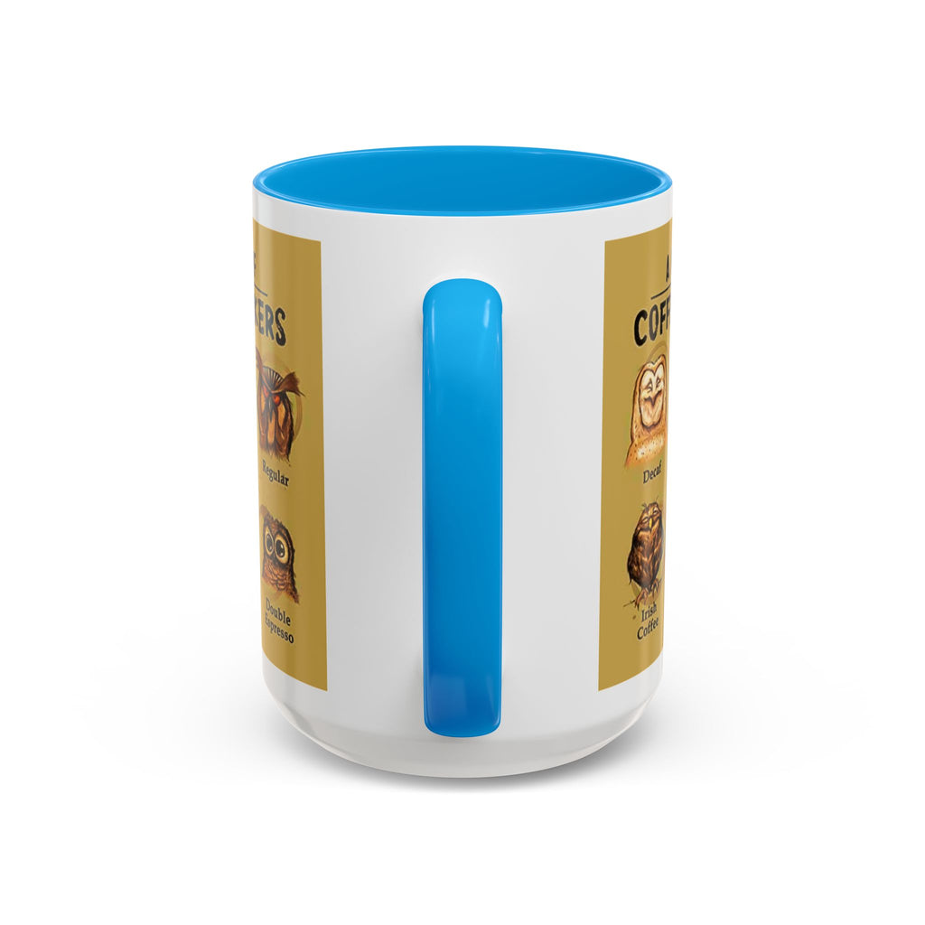 Coffee Owl Mug — "A Hoo's Hoo of Coffee Drinkers" 11oz/15oz