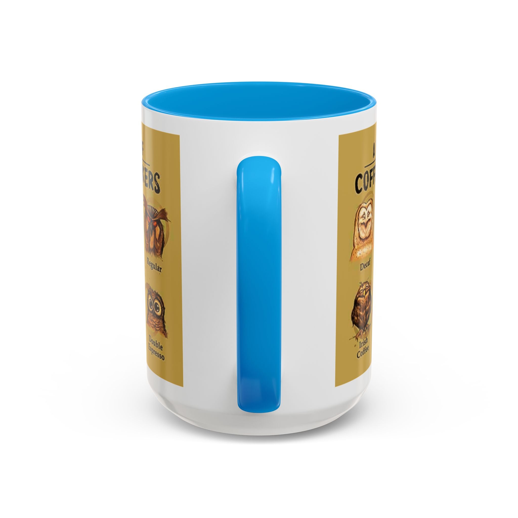 Coffee Owl Mug — "A Hoo's Hoo of Coffee Drinkers" 11oz/15oz
