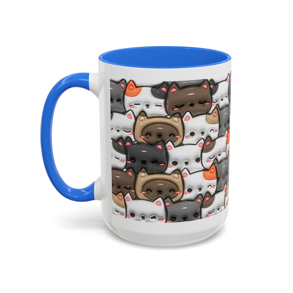 Colorful Cat Mugs - Cute Pet Lover Gift, Cat-Themed Coffee Cup, Cat Lover's Mug, Fun Kitchen Decor, Feline Art Drinkware