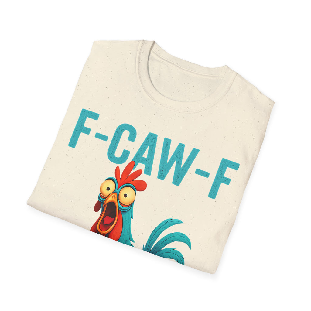 Effects of Coffee - Funny F-Caw-F Chicken T-Shirt, Humorous Tee, Gift for Poultry Lovers, Unisex Relaxed Shirt, Cartoon Animal Shirt