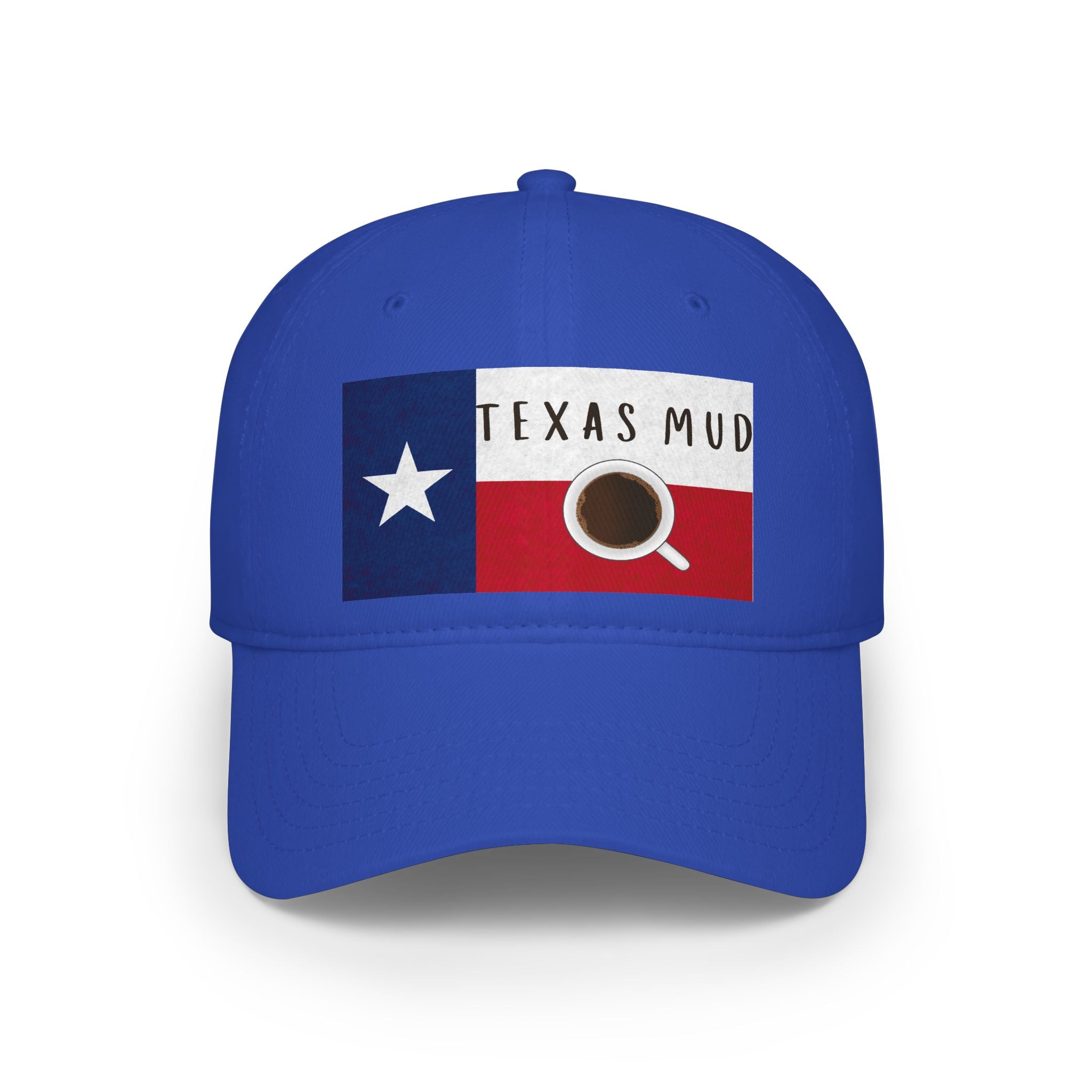 Texas Mud Coffee Flag Cap — Low Profile Baseball Hat