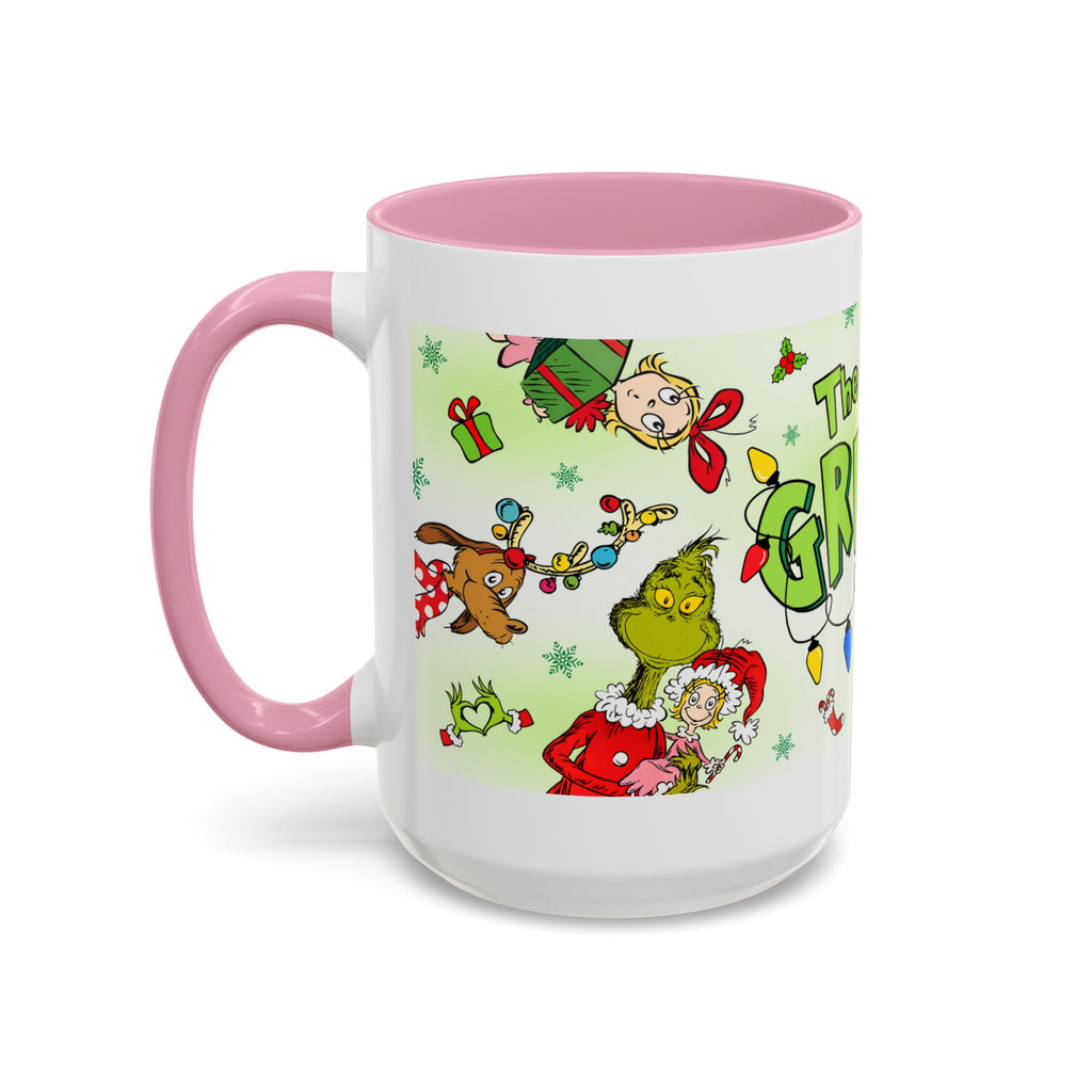 Whimsical The Grinch Mugs, Funny Holiday Gift, Christmas Coffee Cup, Festive Drinkware, Grinch Themed Mug