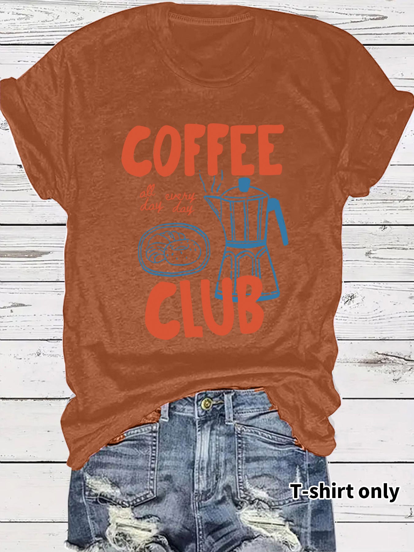 Coffee Club short sleeved women's