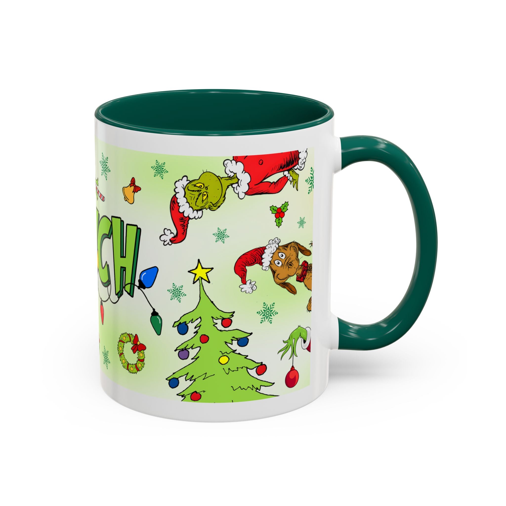 Whimsical The Grinch Mugs, Funny Holiday Gift, Christmas Coffee Cup, Festive Drinkware, Grinch Themed Mug