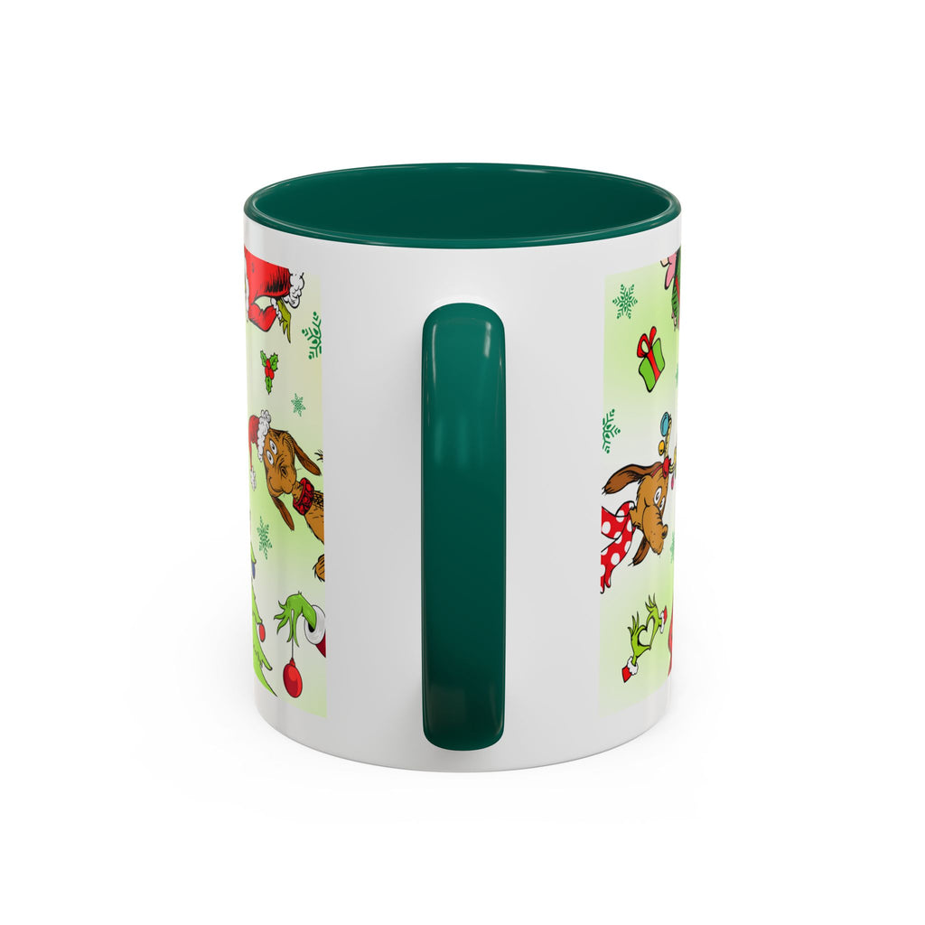 Whimsical The Grinch Mugs, Funny Holiday Gift, Christmas Coffee Cup, Festive Drinkware, Grinch Themed Mug