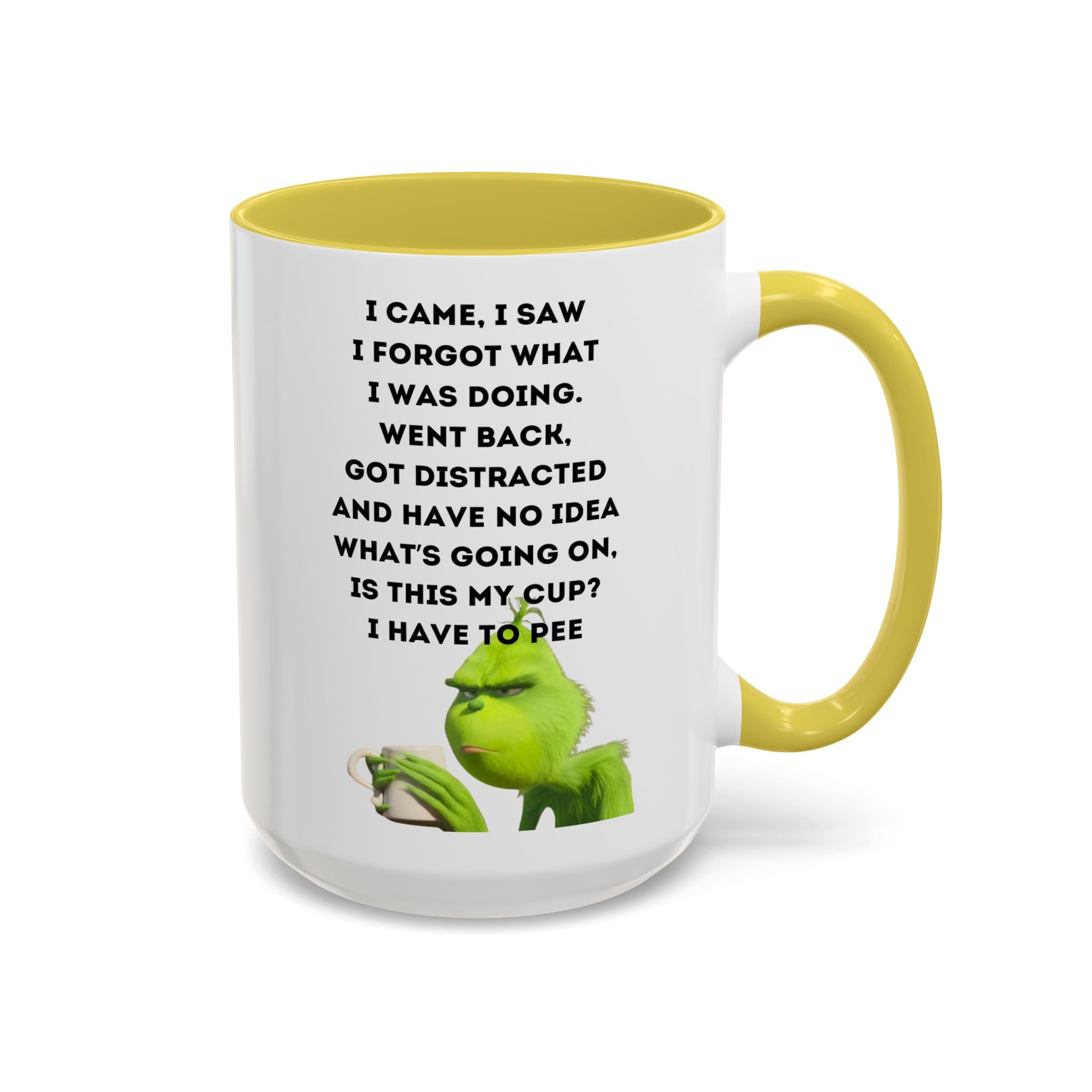 Colorful Grinch Coffee Mug, Fun Holiday Gift, Funny Tea Cup, Quirky Kitchen Decor, Grinch Fan Mug, Christmas Gift Idea