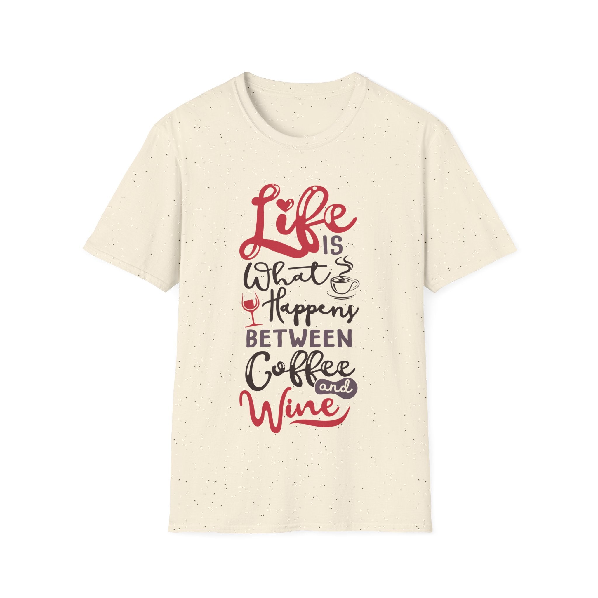 Coffee and Wine - Men's and Woman's Soft style T-Shirt