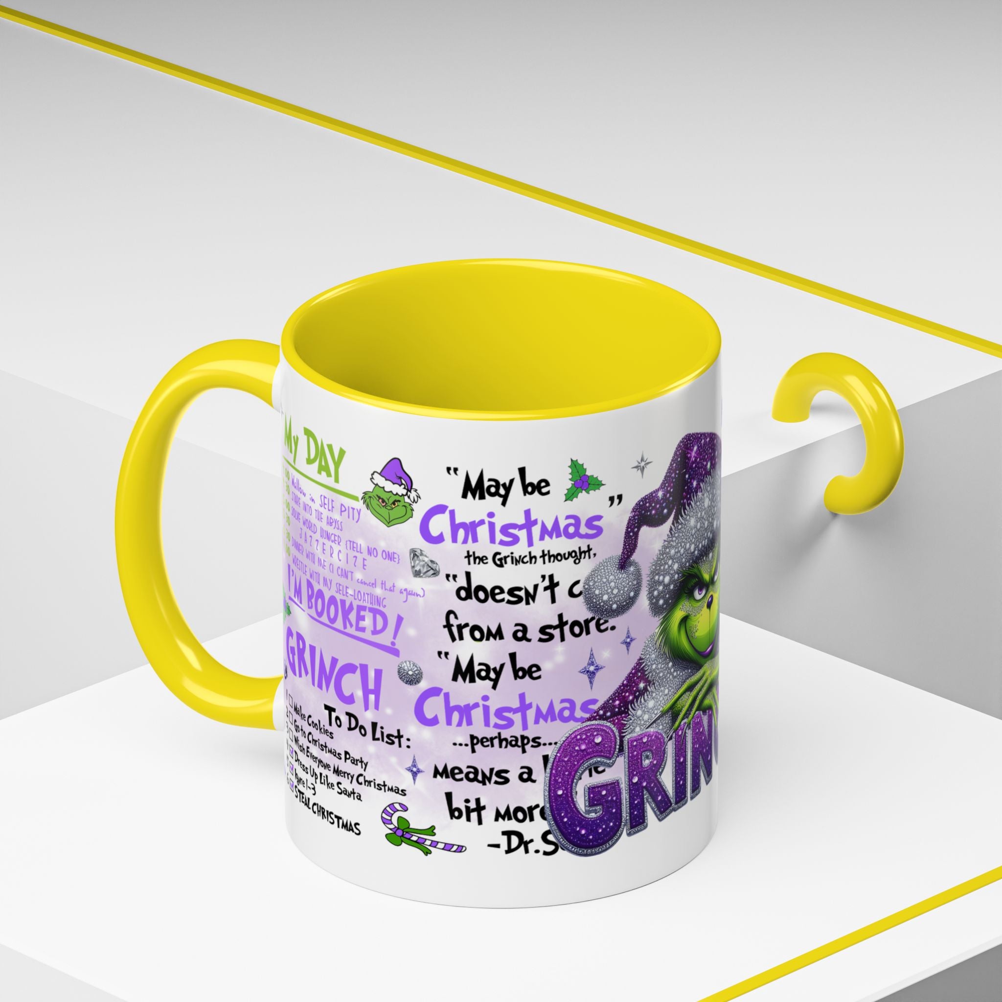 Grinchy Holiday Coffee Mug — '100% That Grinch' Funny Christmas Mug (11/15oz)