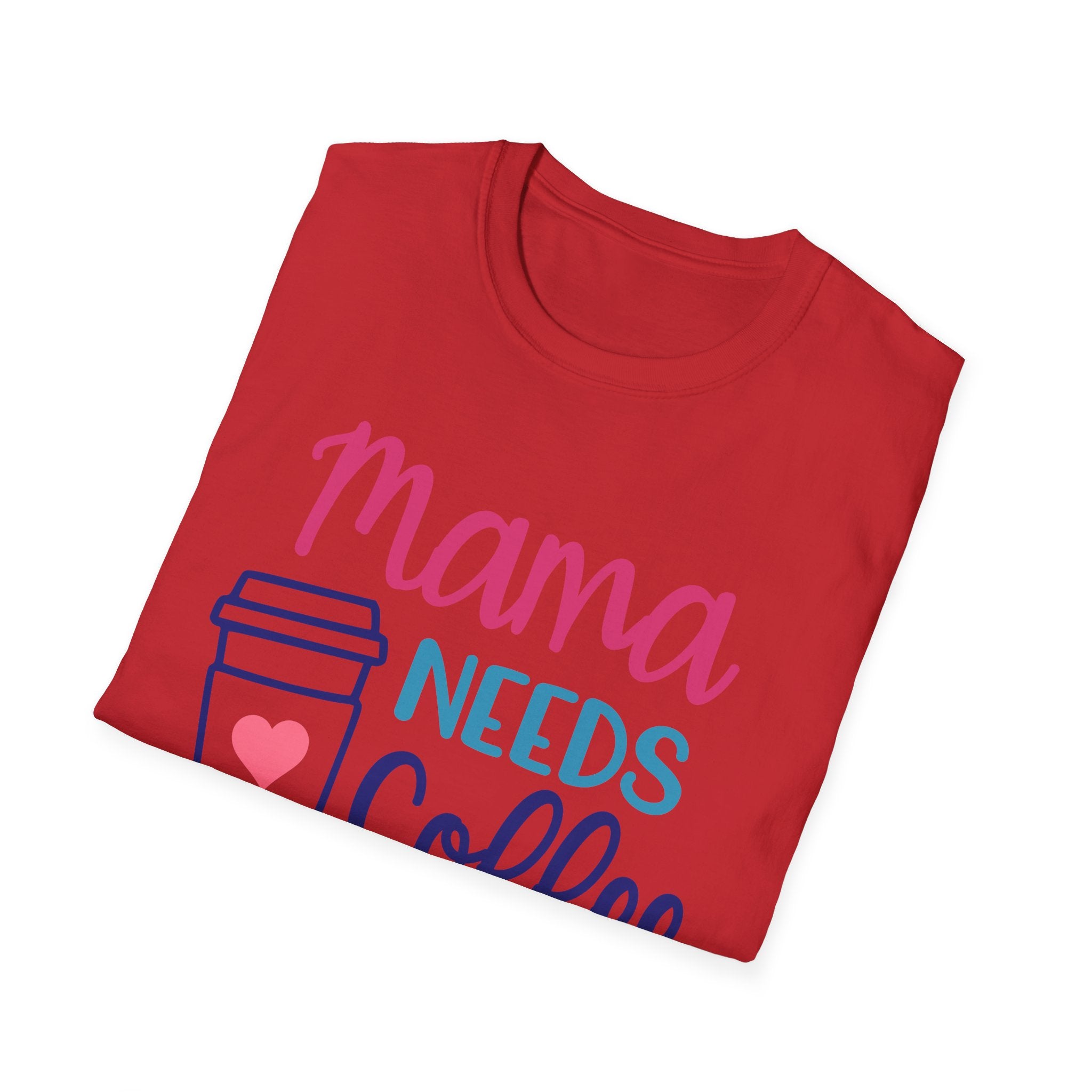 Moma Needs lots Of Coffee - Unisex Softstyle T-Shirt