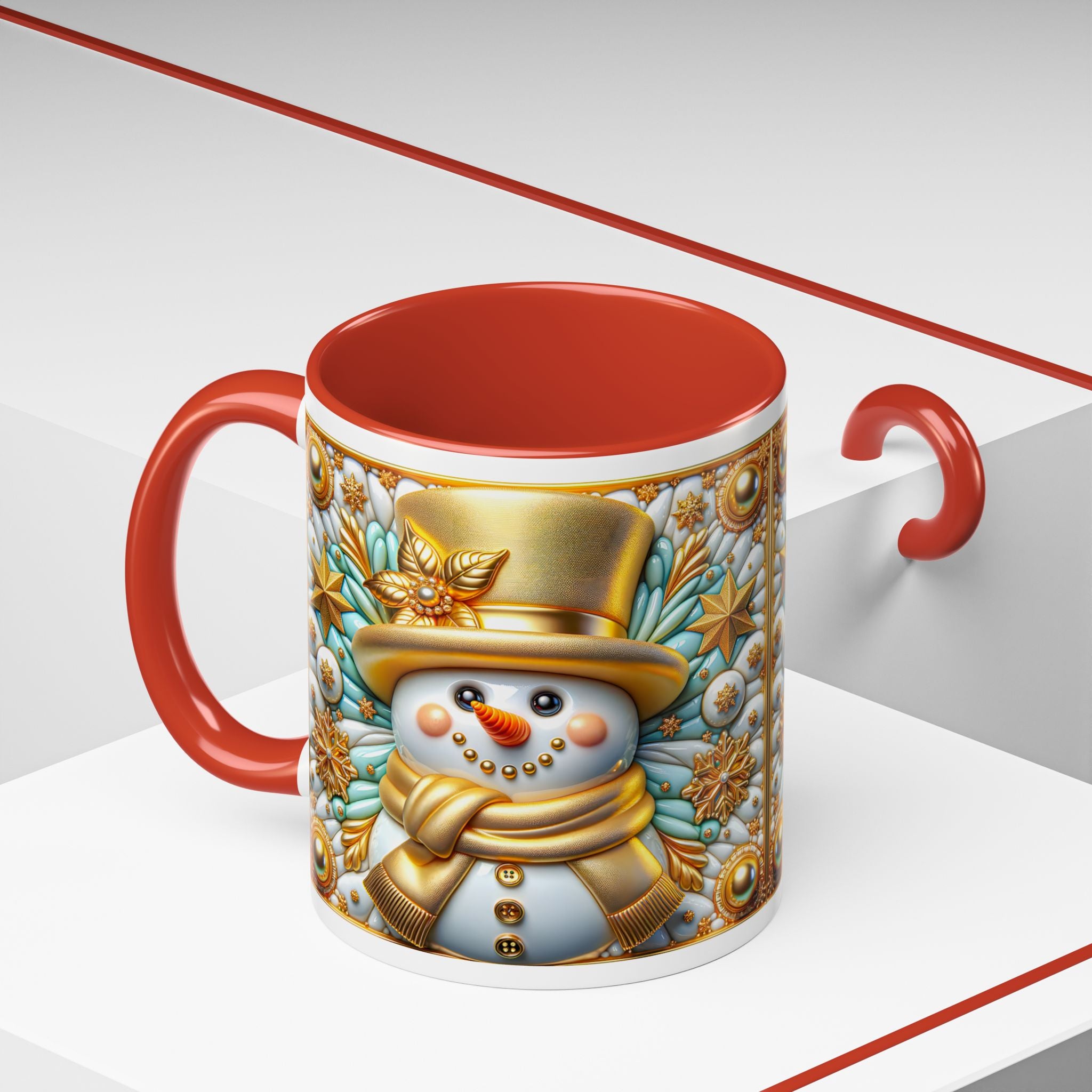 Festive Snowman Coffee Mug | Holiday Gift, Winter Decor, Cute Mug, Christmas Mug, Snowman Lover's Gift