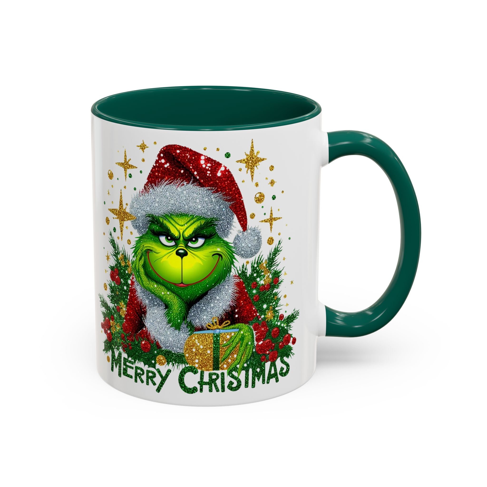 Grinchy Christmas Mug - 11oz & 15oz, Holiday Gift, Festive Beverage Cup, Winter Decorations, Fun Coffee Mug, Grinch Lover Gift