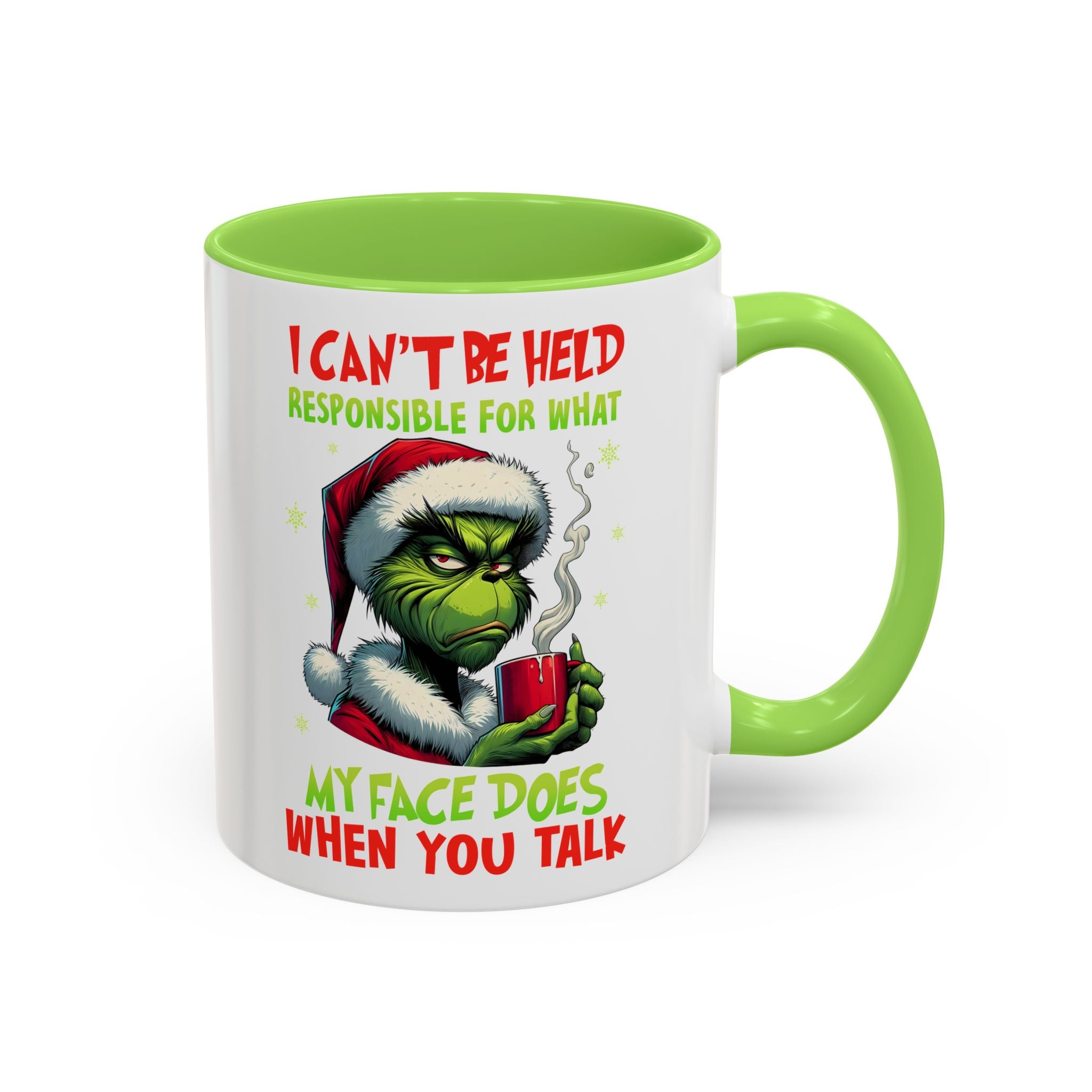 Colorful Grinch Mugs - Perfect for the Holidays, Funny Gift, Coffee Mug, Christmas Present, Office Humor, Grinch Lover