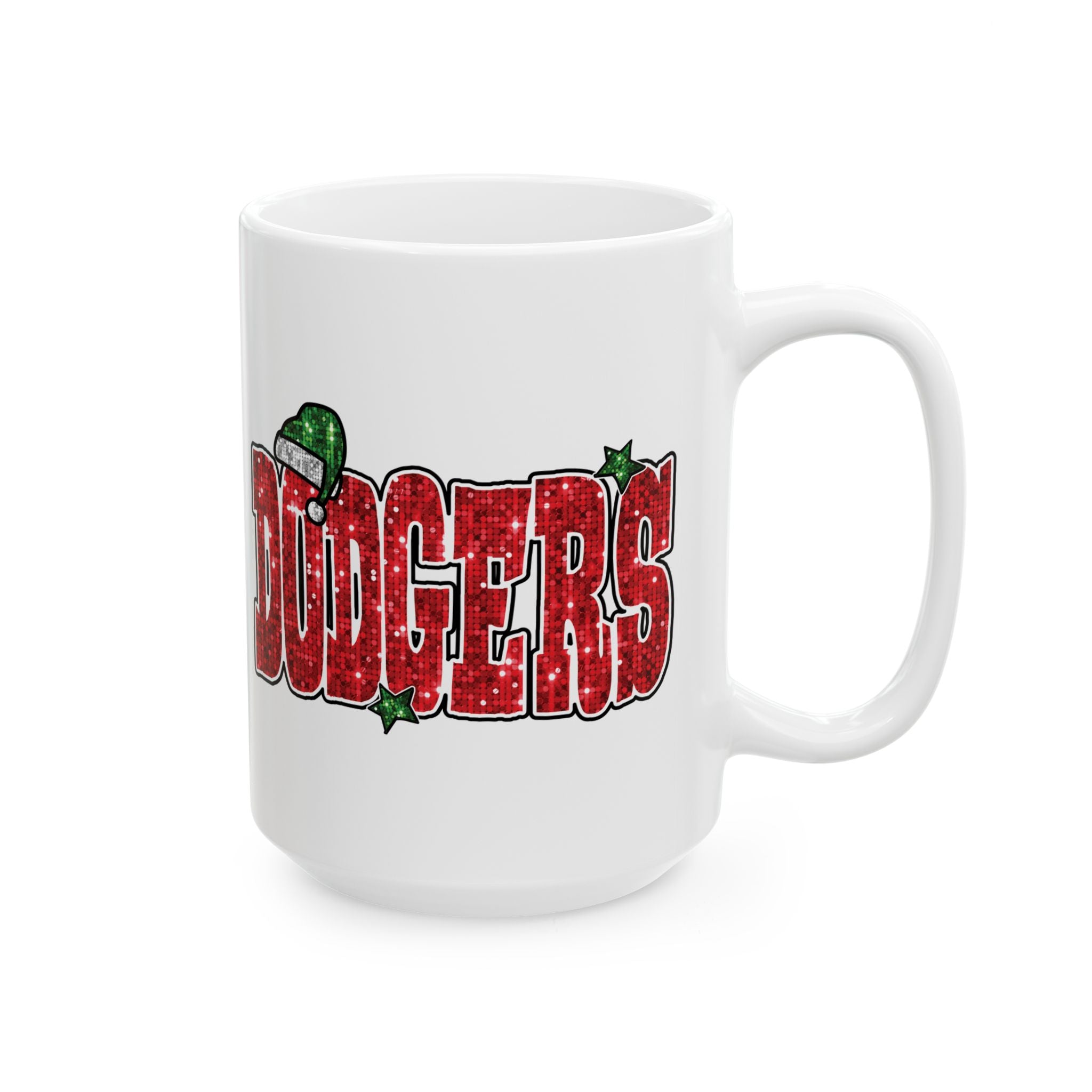 Doyers Festive Holiday Mug - Perfect for Christmas Cheer, Gift for Coffee Lovers, Cute Seasonal Drinkware, LA Dodgers, Holiday Decor