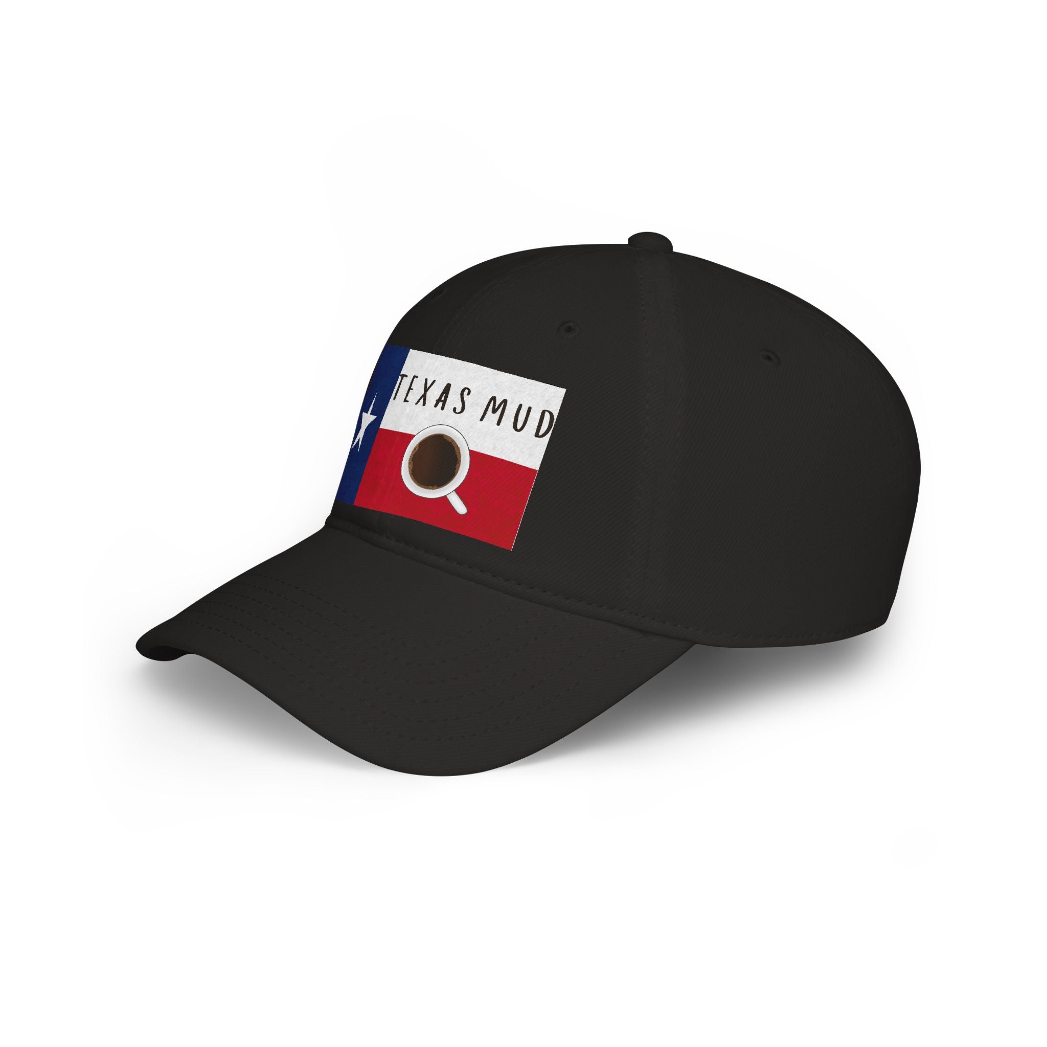 Texas Mud Coffee Flag Cap — Low Profile Baseball Hat
