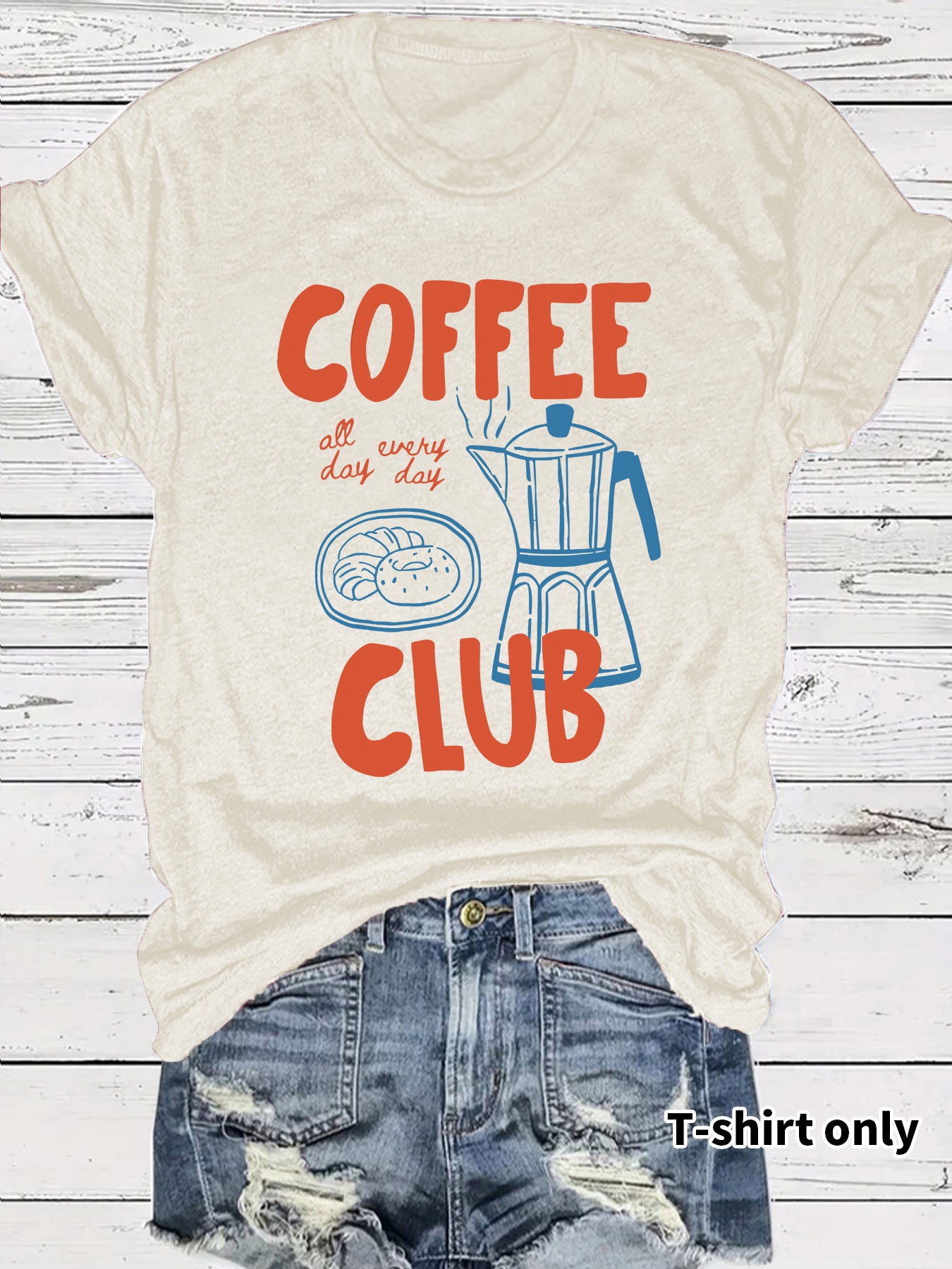 Coffee Club short sleeved women's