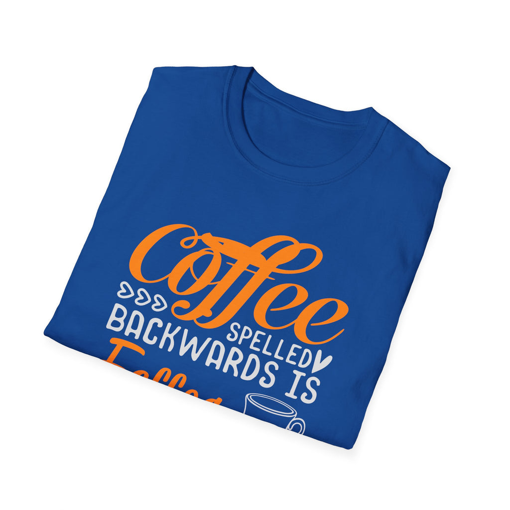 Eeffoc Coffee T-Shirt, Unisex Tee, Caffeine Lover Shirt, Funny Graphic Tee, Coffee Gift for Men and Women