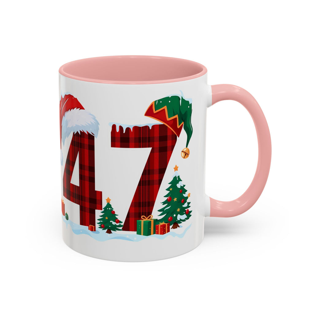 President 47 Trump Christmas Mug | Accent Coffee Mug