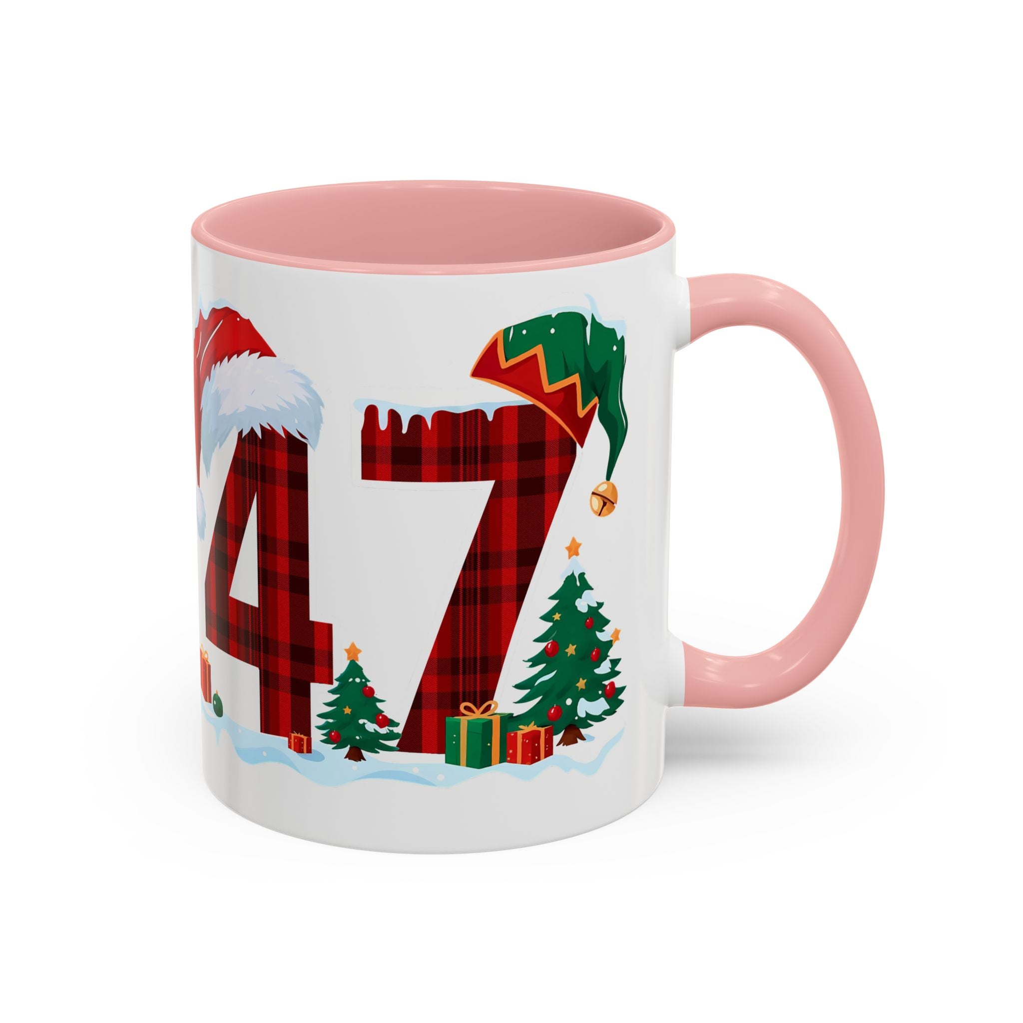 President 47 Trump Christmas Mug | Accent Coffee Mug