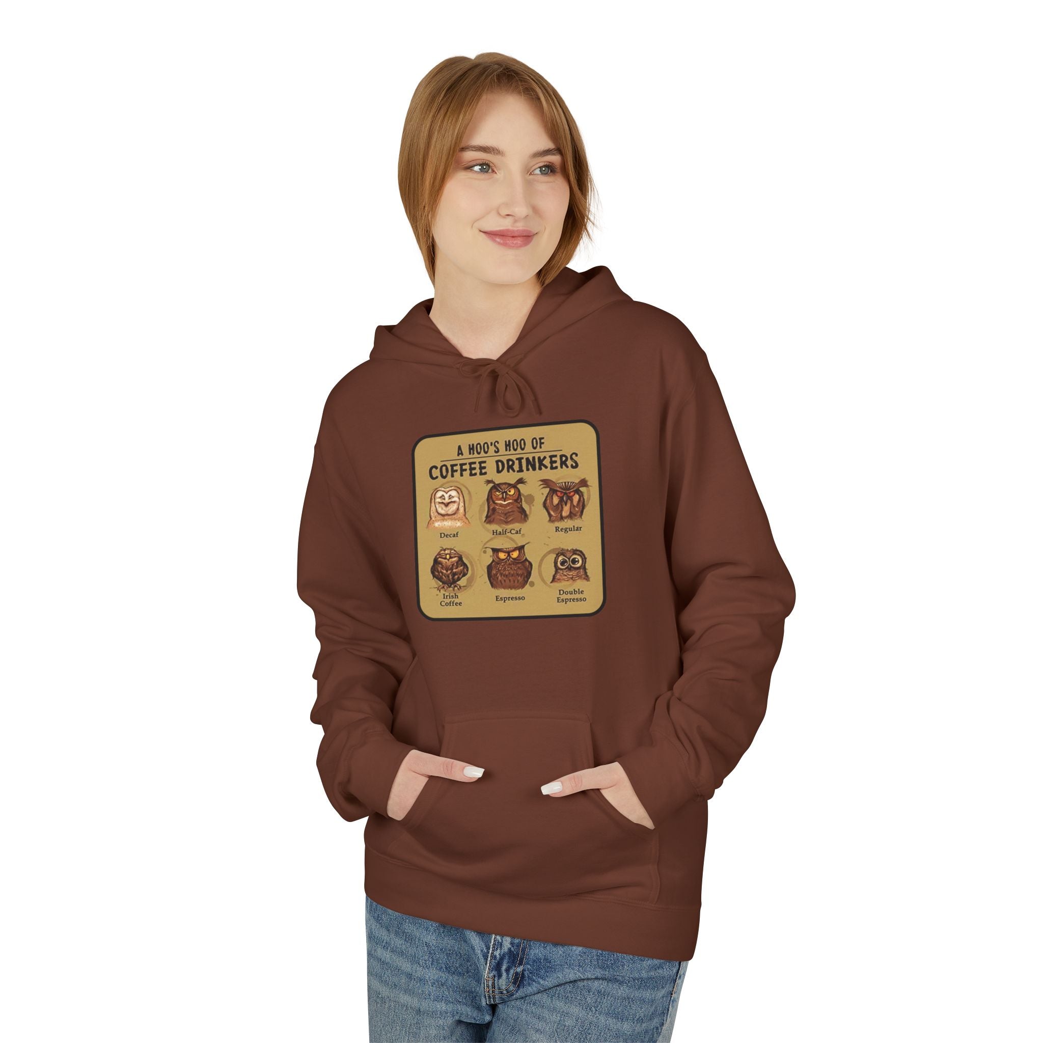 Coffee Drinkers Chart Hoodie | Coffee Types Illustration, Retro Cafe Design