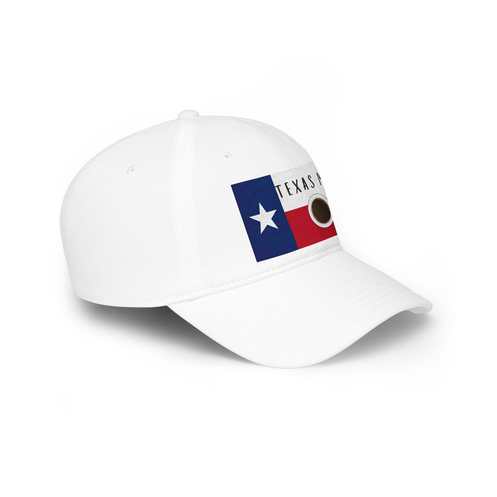 Texas Mud Coffee Flag Cap — Low Profile Baseball Hat