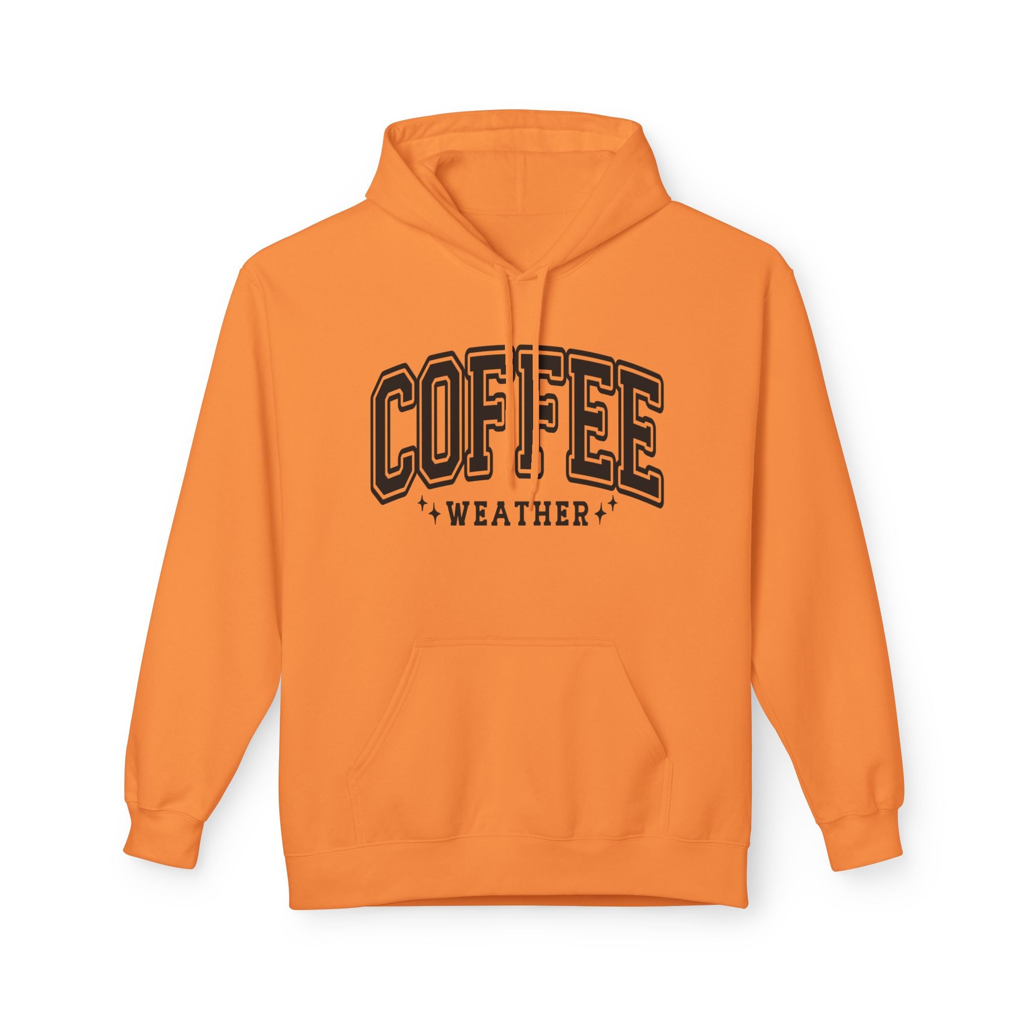 Cozy Coffee Weather Hoodie, Unisex Fleece Sweatshirt, Gift for Coffee Lovers, Fall Fashion, Casual Wear, Everyday Comfort