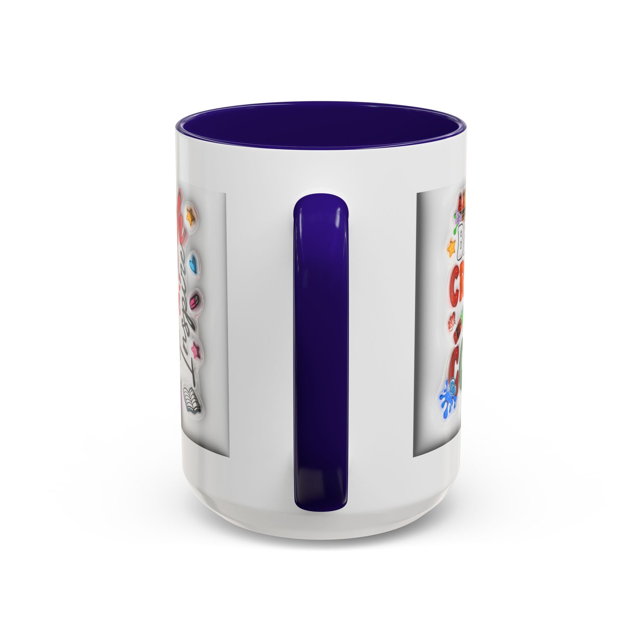 Personalized Teacher Mugs | Colorful 11oz & 15oz Coffee Cups | Fun Gift for Educators | Back to School | Teacher Appreciation