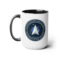 United States Space Force #SpaceForce Two-Tone Coffee Mugs, 15oz