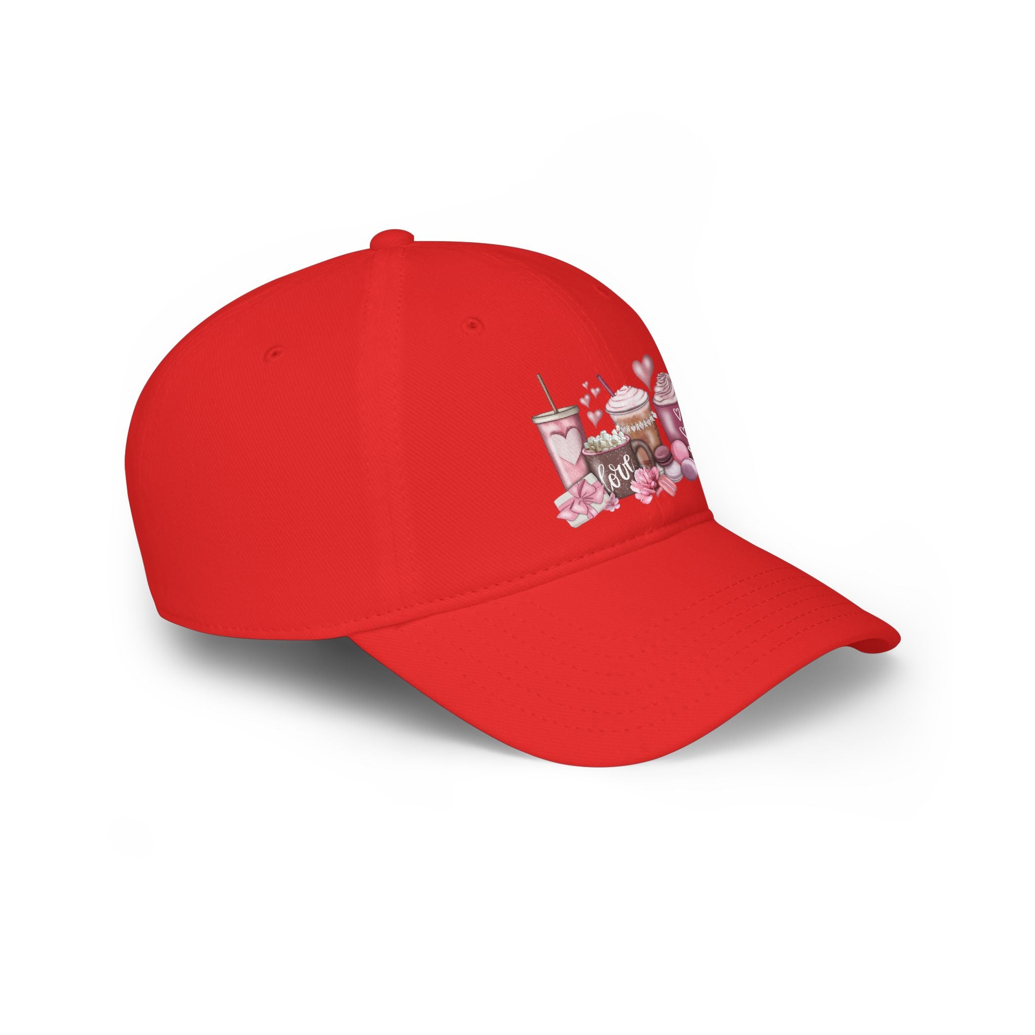 Love and Coffee Low Profile Baseball Cap