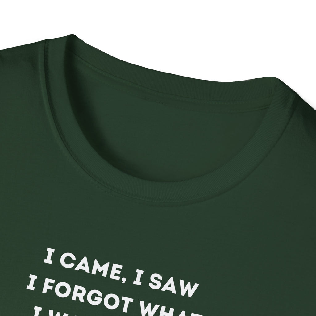Funny Forgetful Grandpa Quote T-Shirt | Cute Elderly Character, Humorous Text