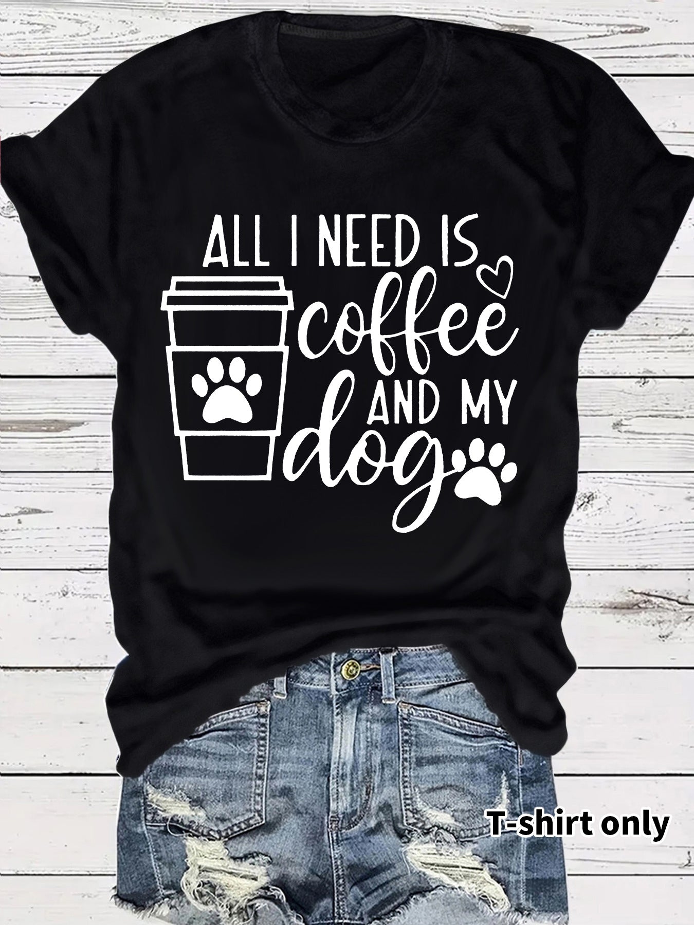 Top Girl Dog Coffee Letter