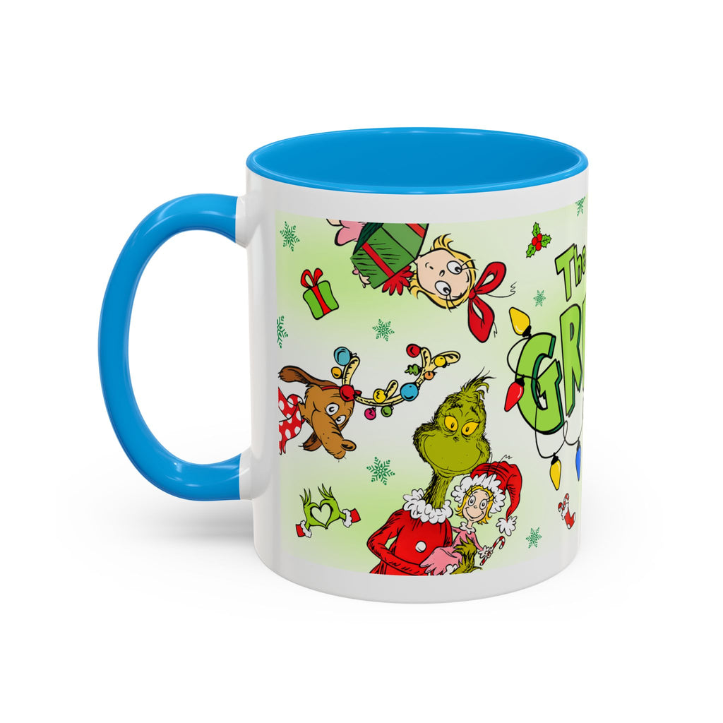 Whimsical The Grinch Mugs, Funny Holiday Gift, Christmas Coffee Cup, Festive Drinkware, Grinch Themed Mug