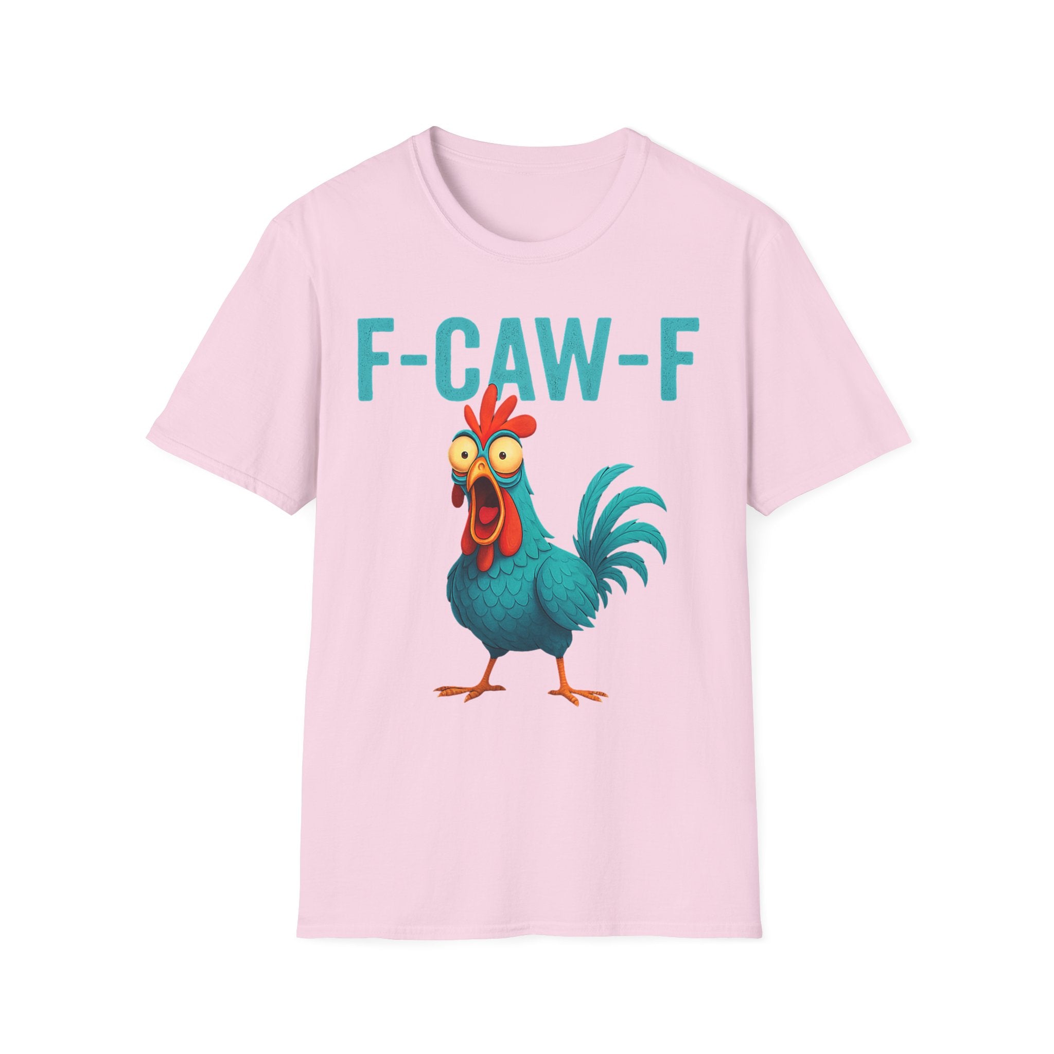Effects of Coffee - Funny F-Caw-F Chicken T-Shirt, Humorous Tee, Gift for Poultry Lovers, Unisex Relaxed Shirt, Cartoon Animal Shirt