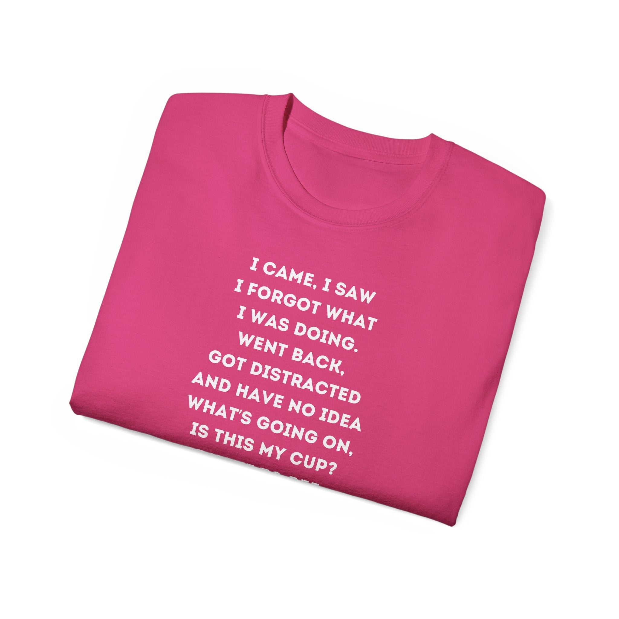 I Have to Pee Coffee Lover's Tee, Funny Quote T-Shirt, Unisex Graphic Tee, Gift for Him, Gift for Her, Birthday Present, Casual Wear