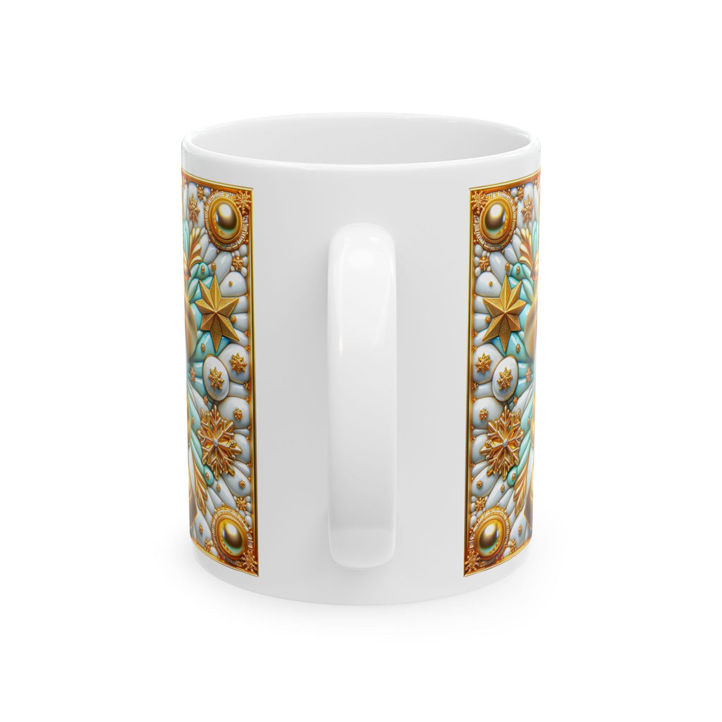 Festive Snowman Ceramic Mug - Perfect for Holiday Gifting, Winter Celebrations, Cozy Home Decor, Christmas Kitchenware, Seasonal Drinkware