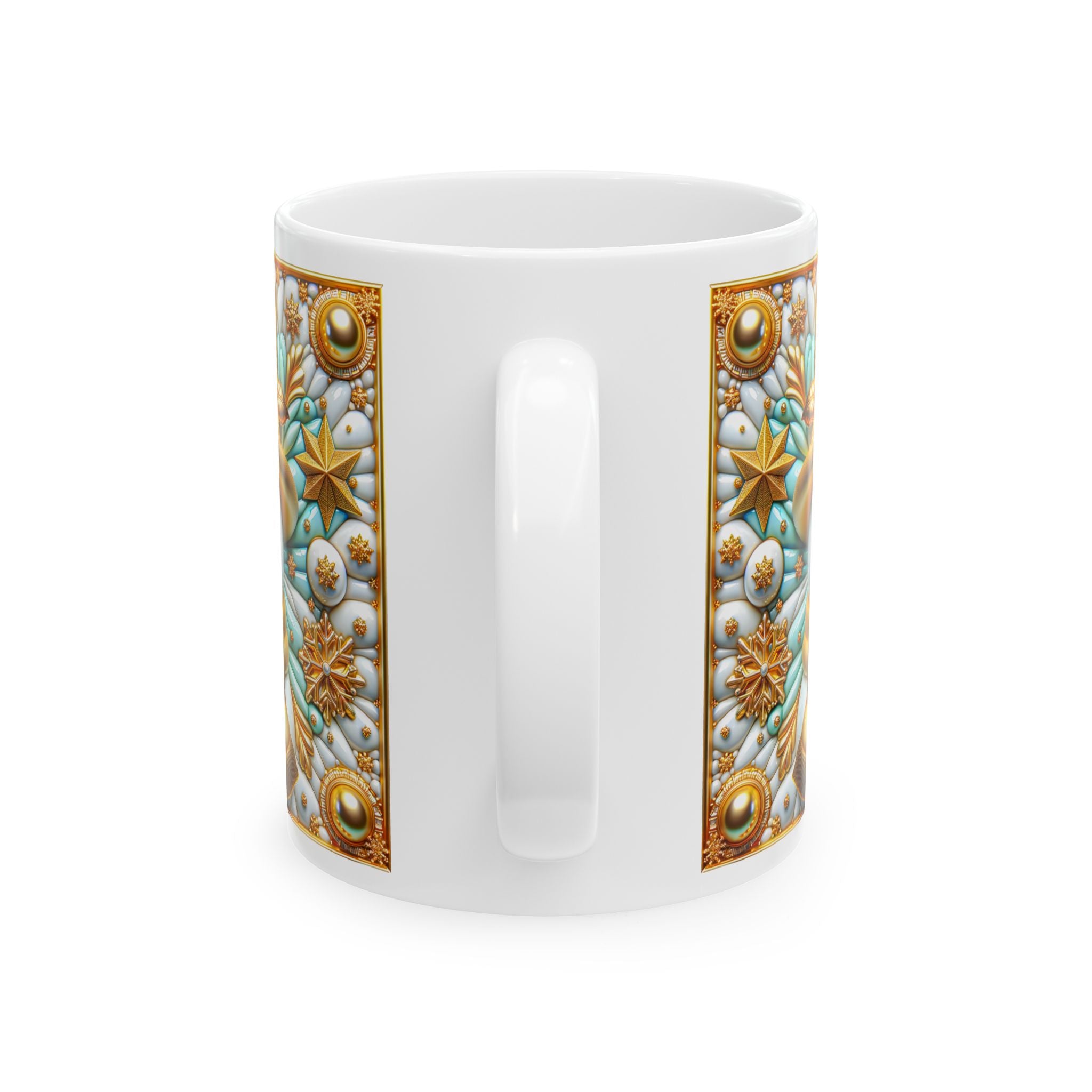 Festive Snowman Ceramic Mug - Perfect for Holiday Gifting, Winter Celebrations, Cozy Home Decor, Christmas Kitchenware, Seasonal Drinkware