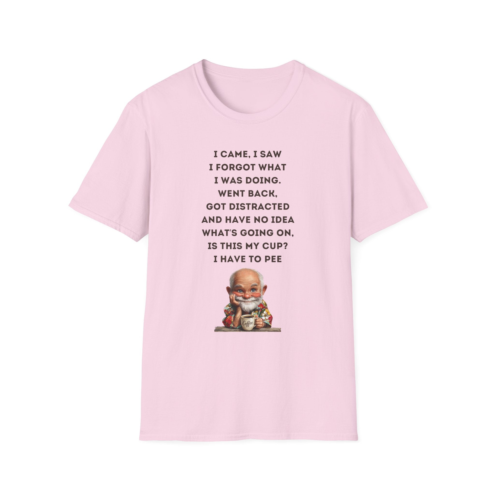 Funny Forgetful Grandpa Quote T-Shirt | Cute Elderly Character Tee