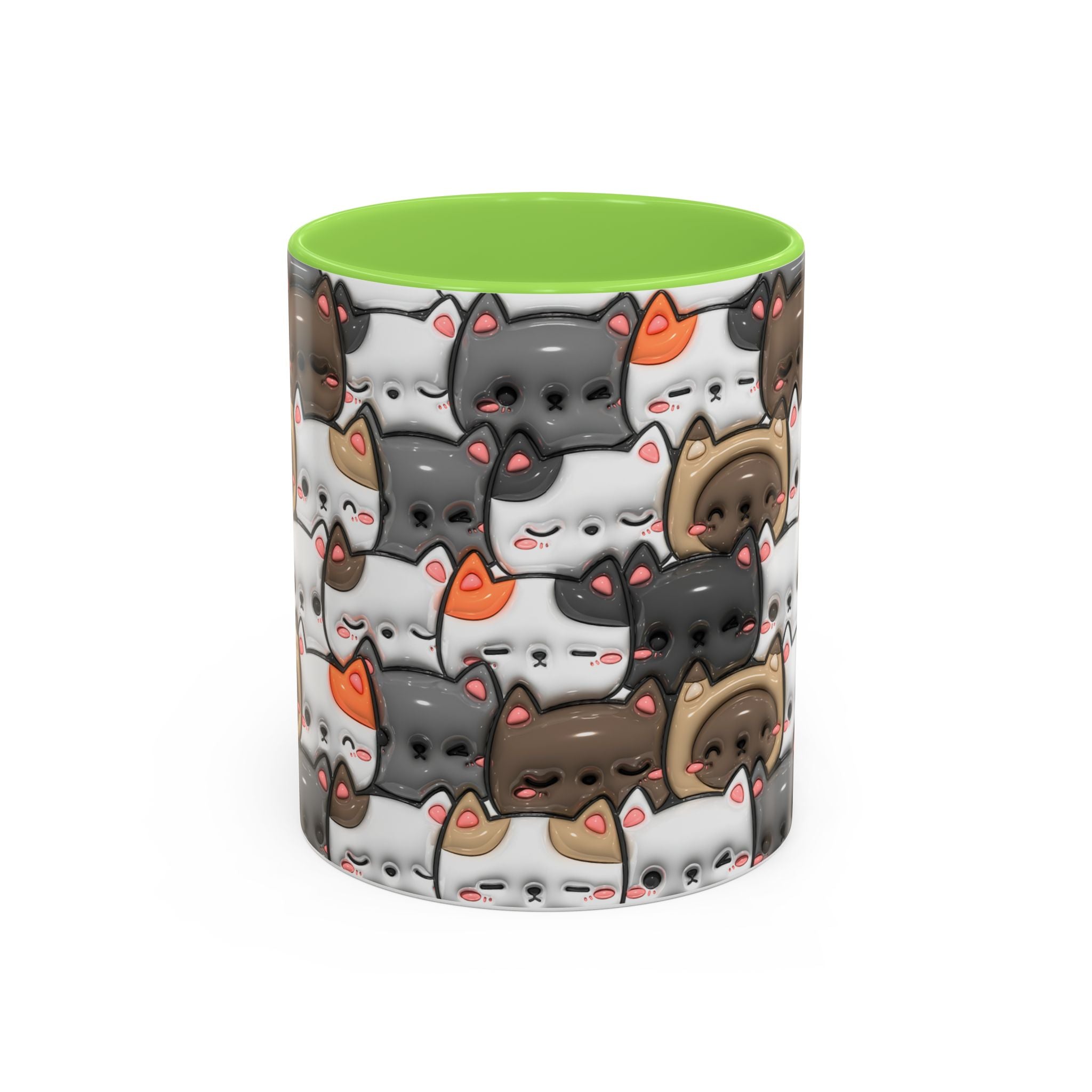 Colorful Cat Mugs - Cute Pet Lover Gift, Cat-Themed Coffee Cup, Cat Lover's Mug, Fun Kitchen Decor, Feline Art Drinkware