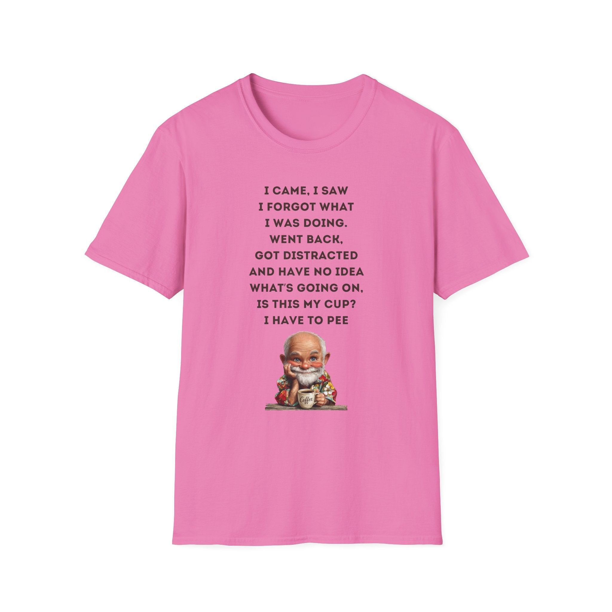 Funny Forgetful Grandpa Quote T-Shirt | Cute Elderly Character Tee