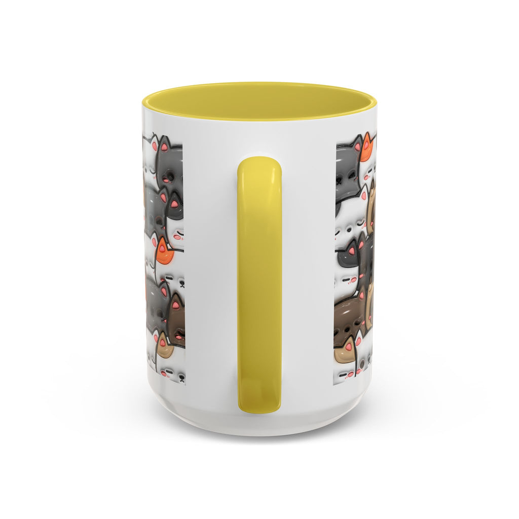 Colorful Cat Mugs - Cute Pet Lover Gift, Cat-Themed Coffee Cup, Cat Lover's Mug, Fun Kitchen Decor, Feline Art Drinkware