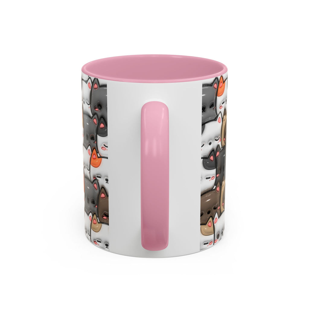 Colorful Cat Mugs - Cute Pet Lover Gift, Cat-Themed Coffee Cup, Cat Lover's Mug, Fun Kitchen Decor, Feline Art Drinkware
